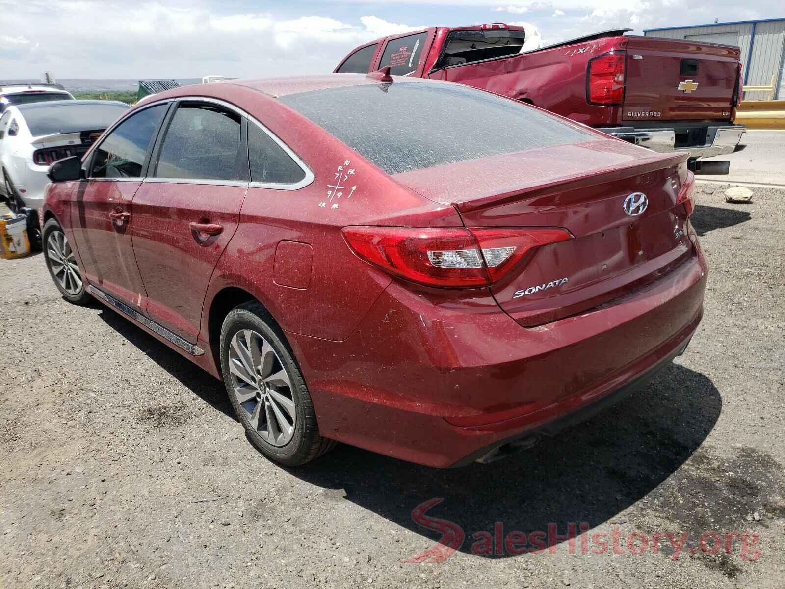 5NPE34AFXGH300293 2016 HYUNDAI SONATA