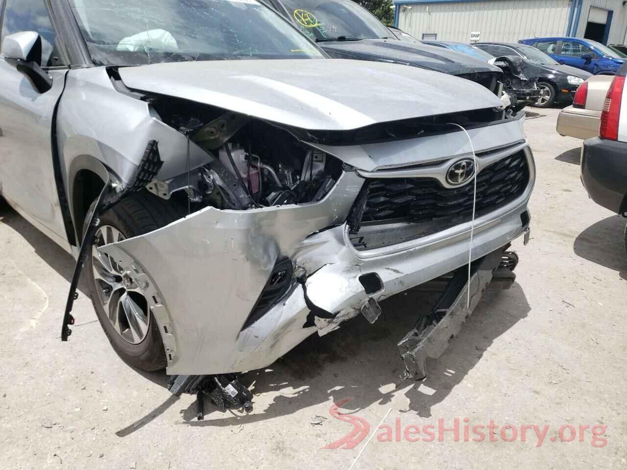 5TDGZRAH1MS057453 2021 TOYOTA HIGHLANDER