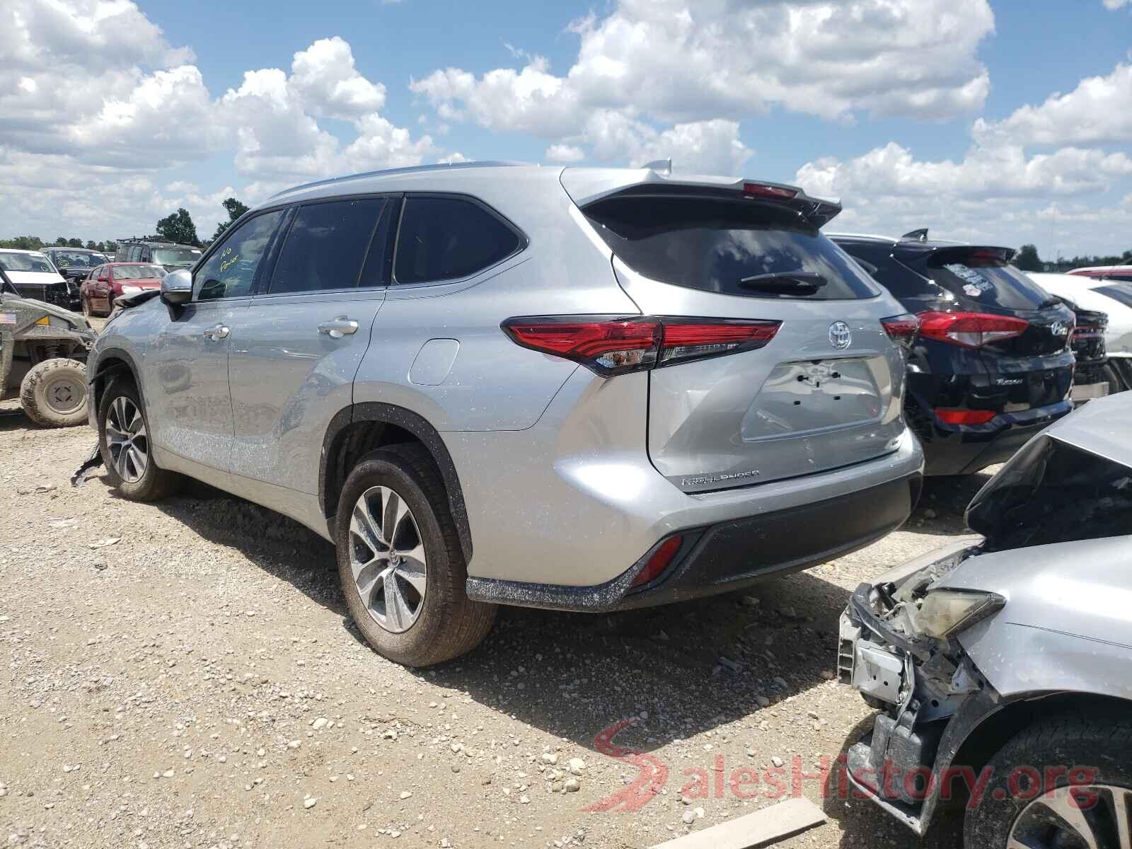 5TDGZRAH1MS057453 2021 TOYOTA HIGHLANDER