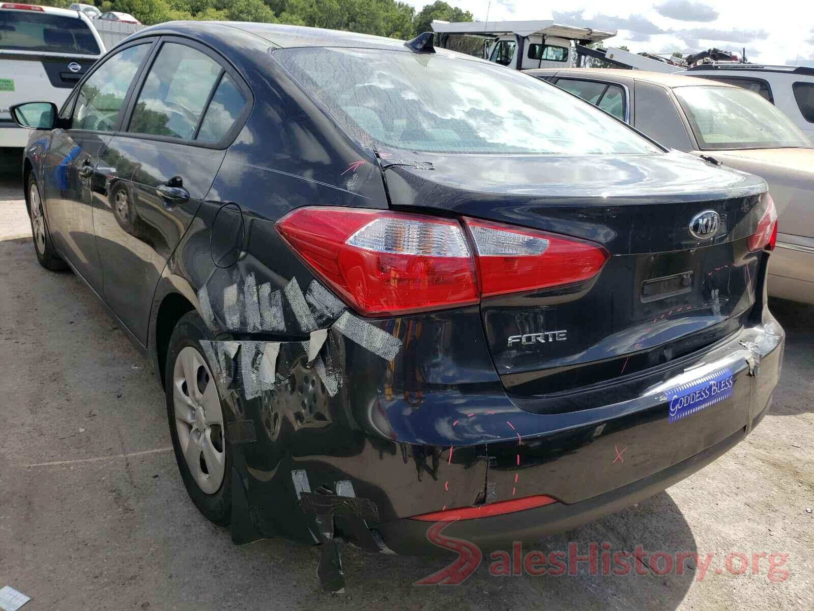 KNAFX4A62G5520890 2016 KIA FORTE