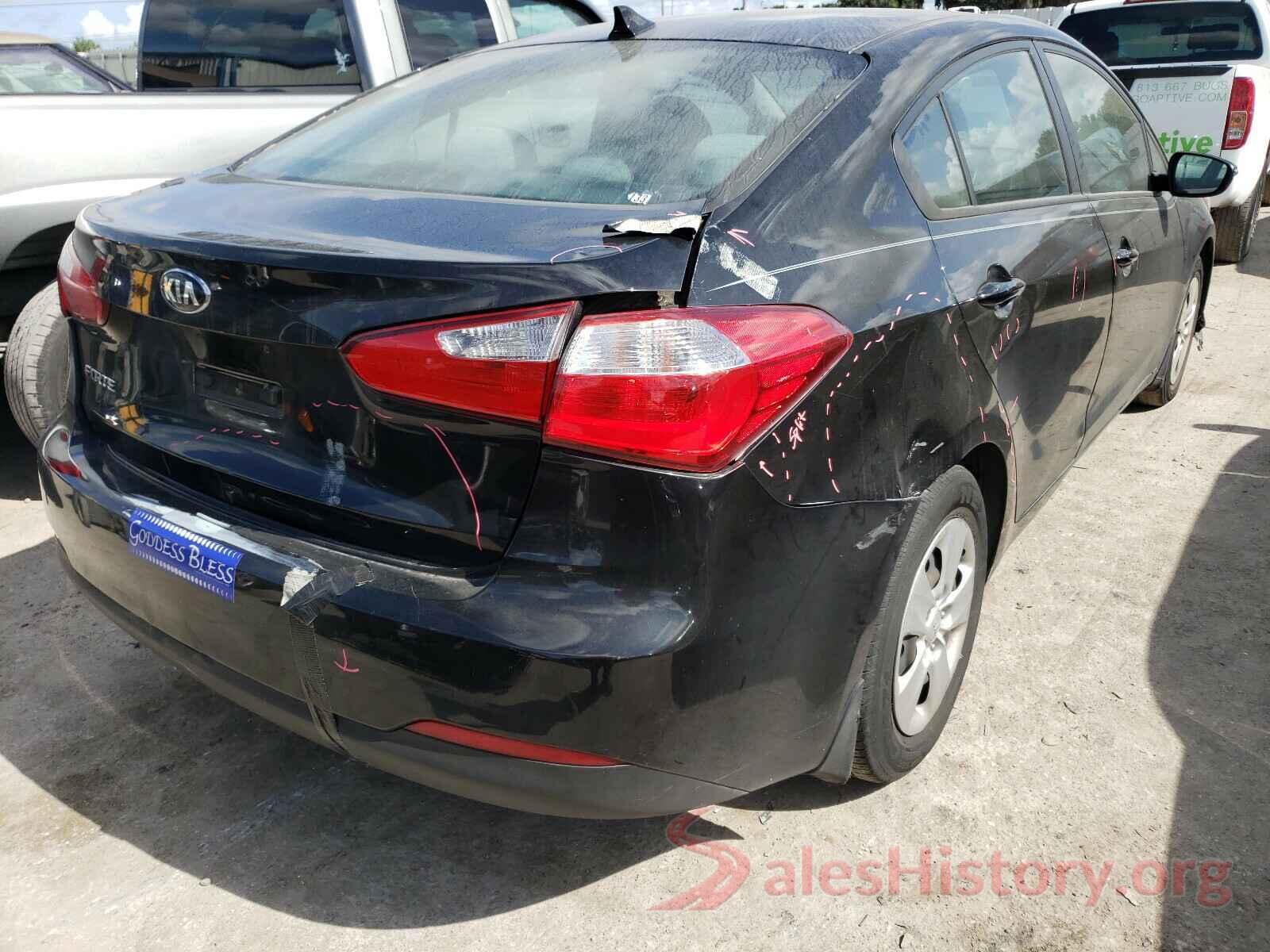 KNAFX4A62G5520890 2016 KIA FORTE