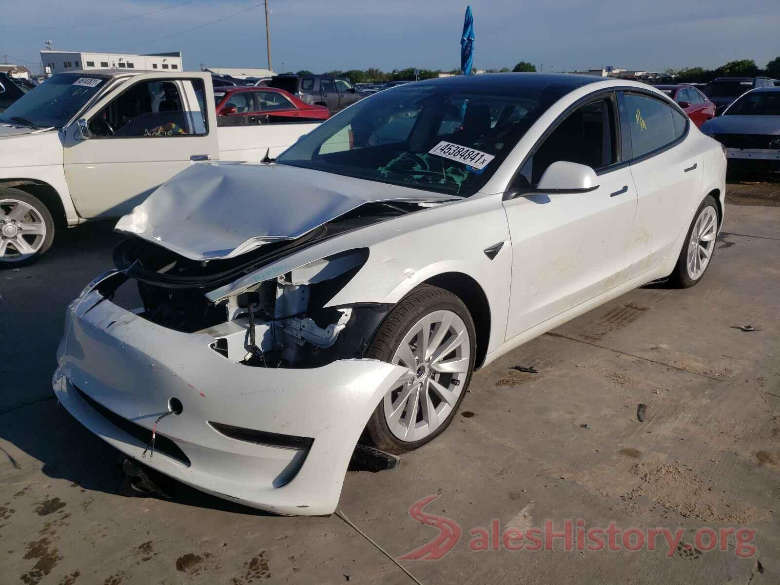 5YJ3E1EA5MF913477 2021 TESLA MODEL 3