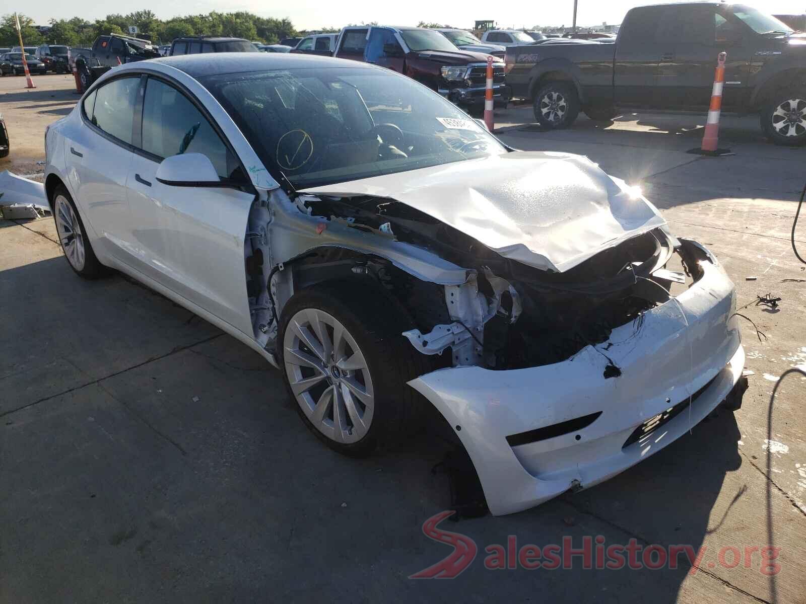 5YJ3E1EA5MF913477 2021 TESLA MODEL 3