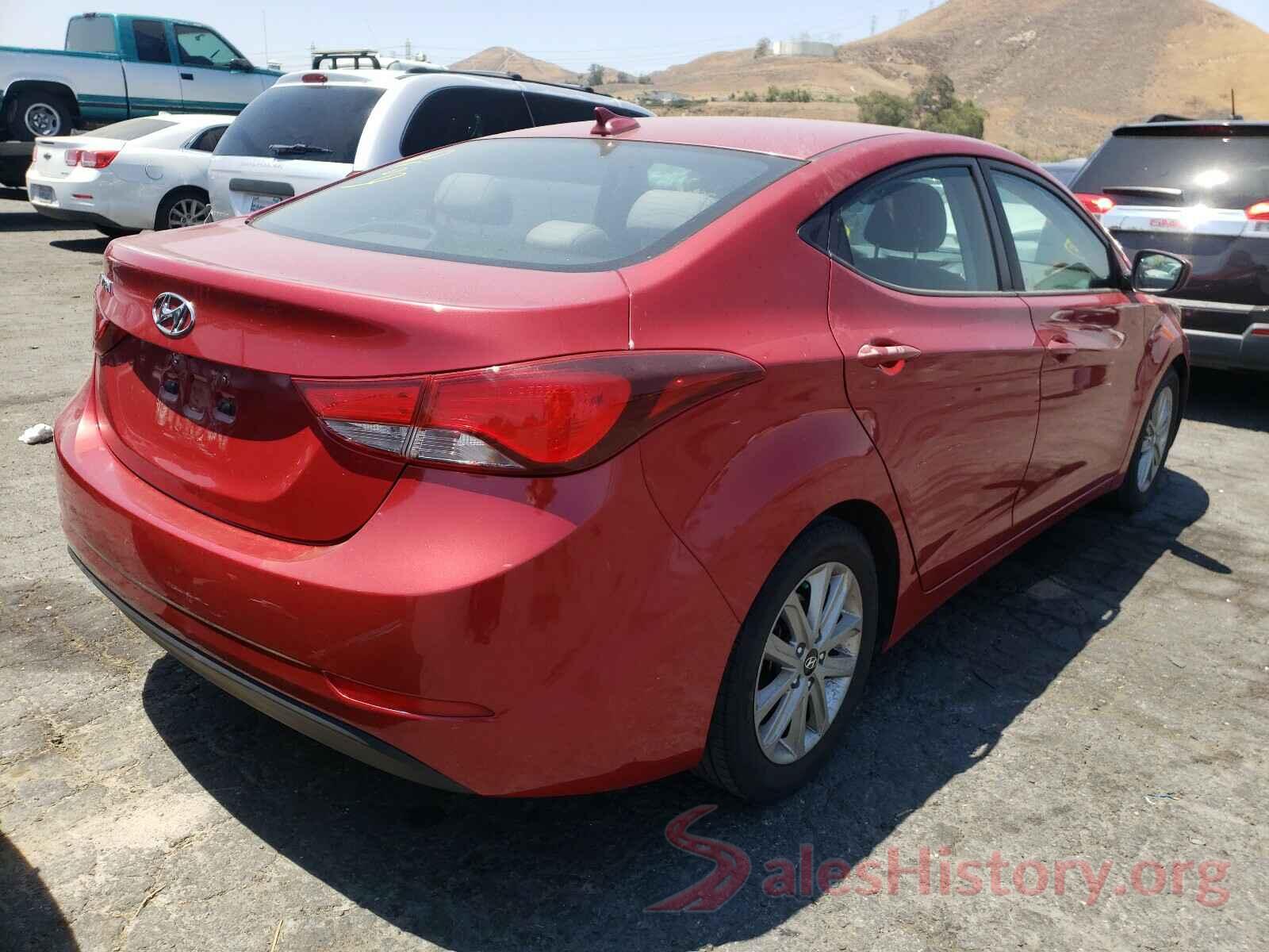 KMHDH4AE5GU542446 2016 HYUNDAI ELANTRA