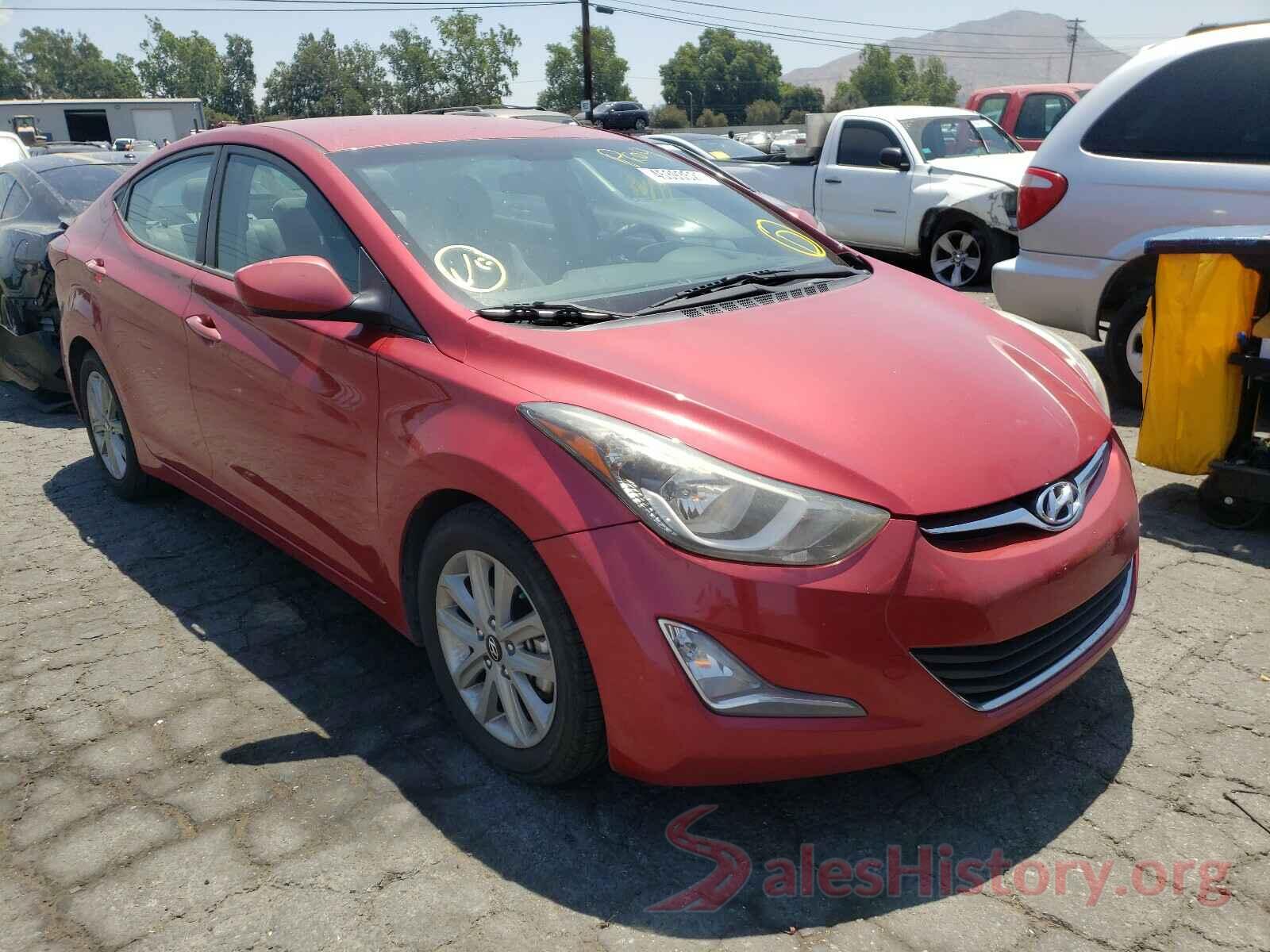 KMHDH4AE5GU542446 2016 HYUNDAI ELANTRA