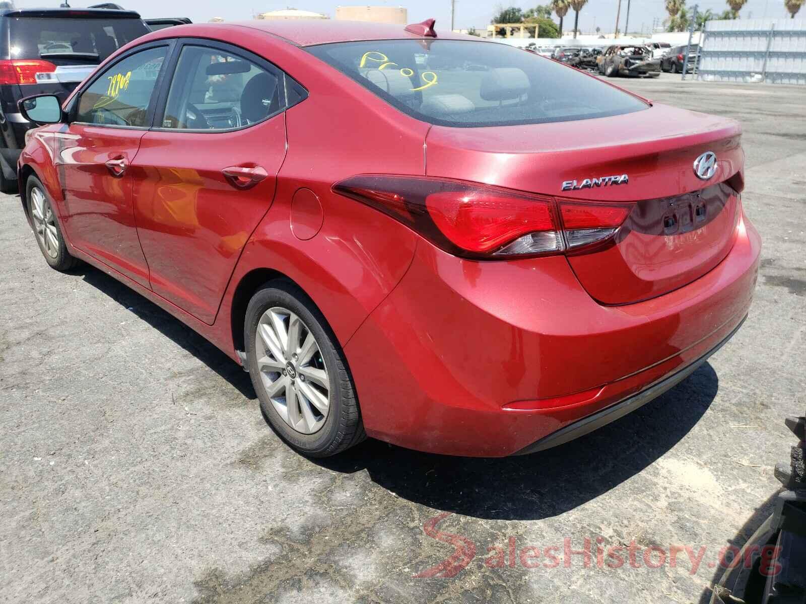 KMHDH4AE5GU542446 2016 HYUNDAI ELANTRA