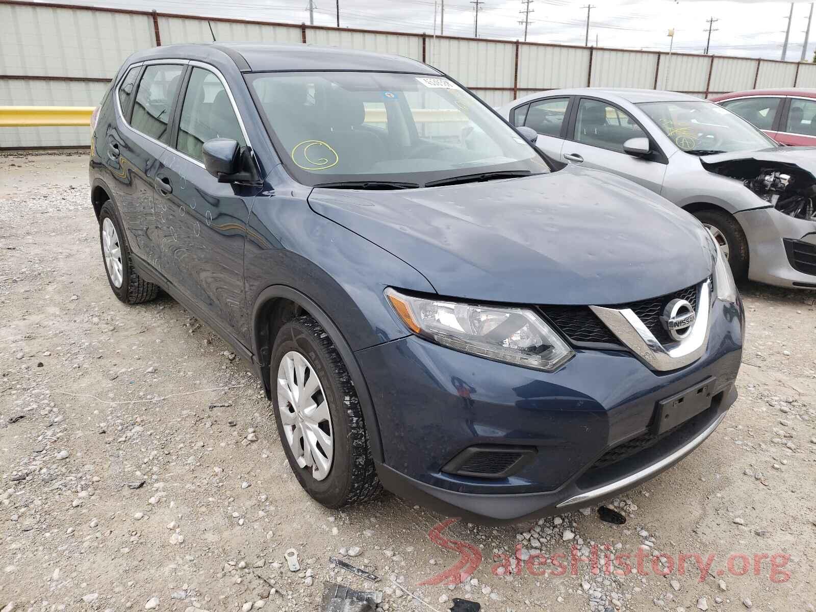 KNMAT2MT5GP637432 2016 NISSAN ROGUE