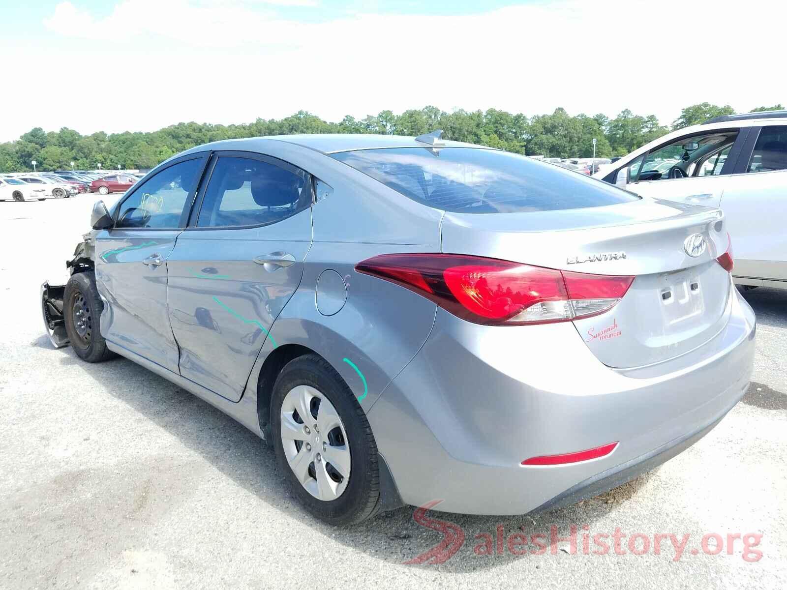 5NPDH4AEXGH756508 2016 HYUNDAI ELANTRA