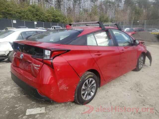 JTDKARFUXK3079019 2019 TOYOTA PRIUS