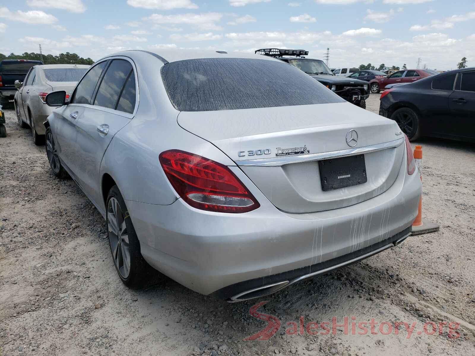 55SWF4KBXHU221101 2017 MERCEDES-BENZ C CLASS