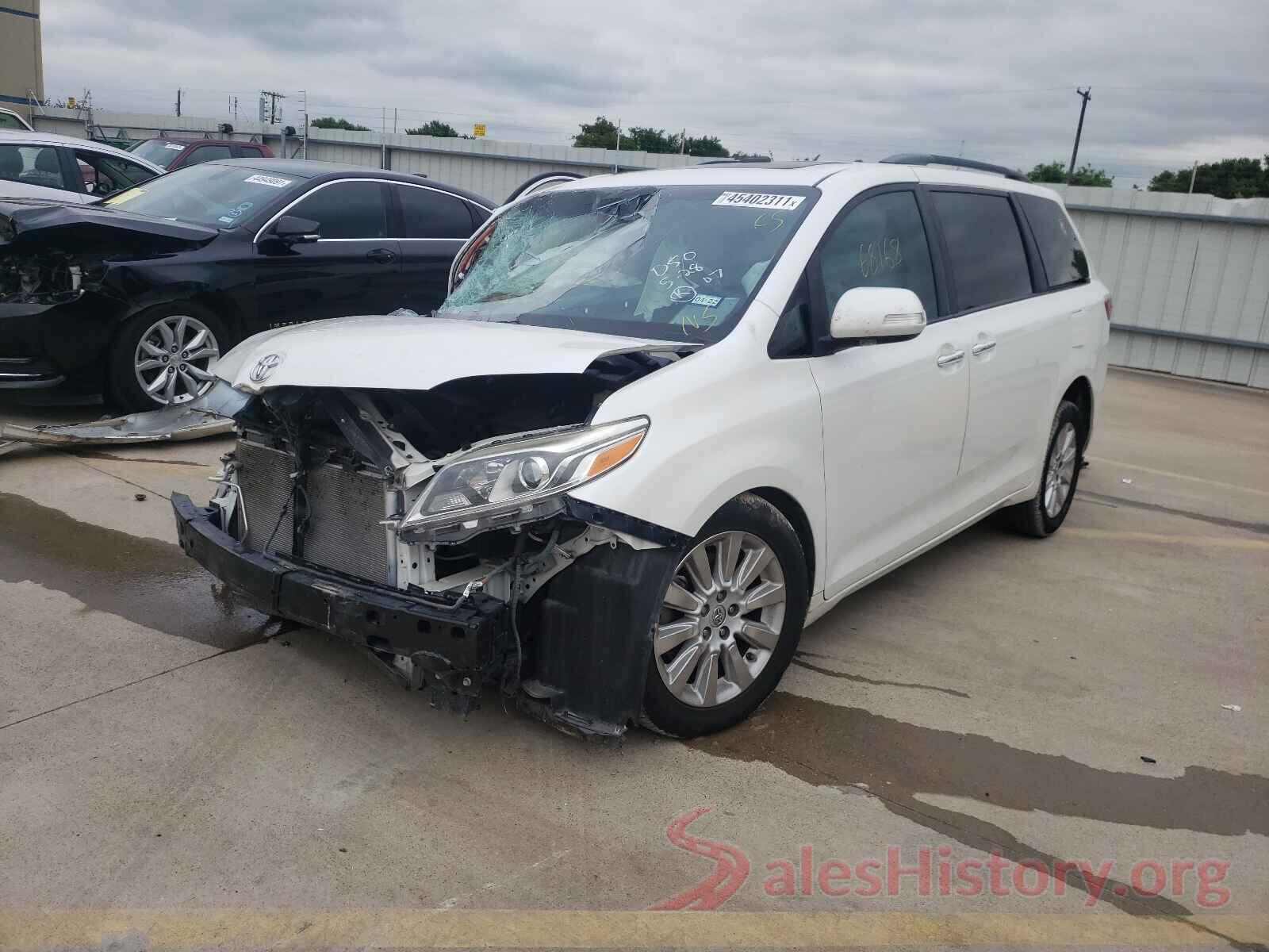 5TDYK3DC7GS722463 2016 TOYOTA SIENNA