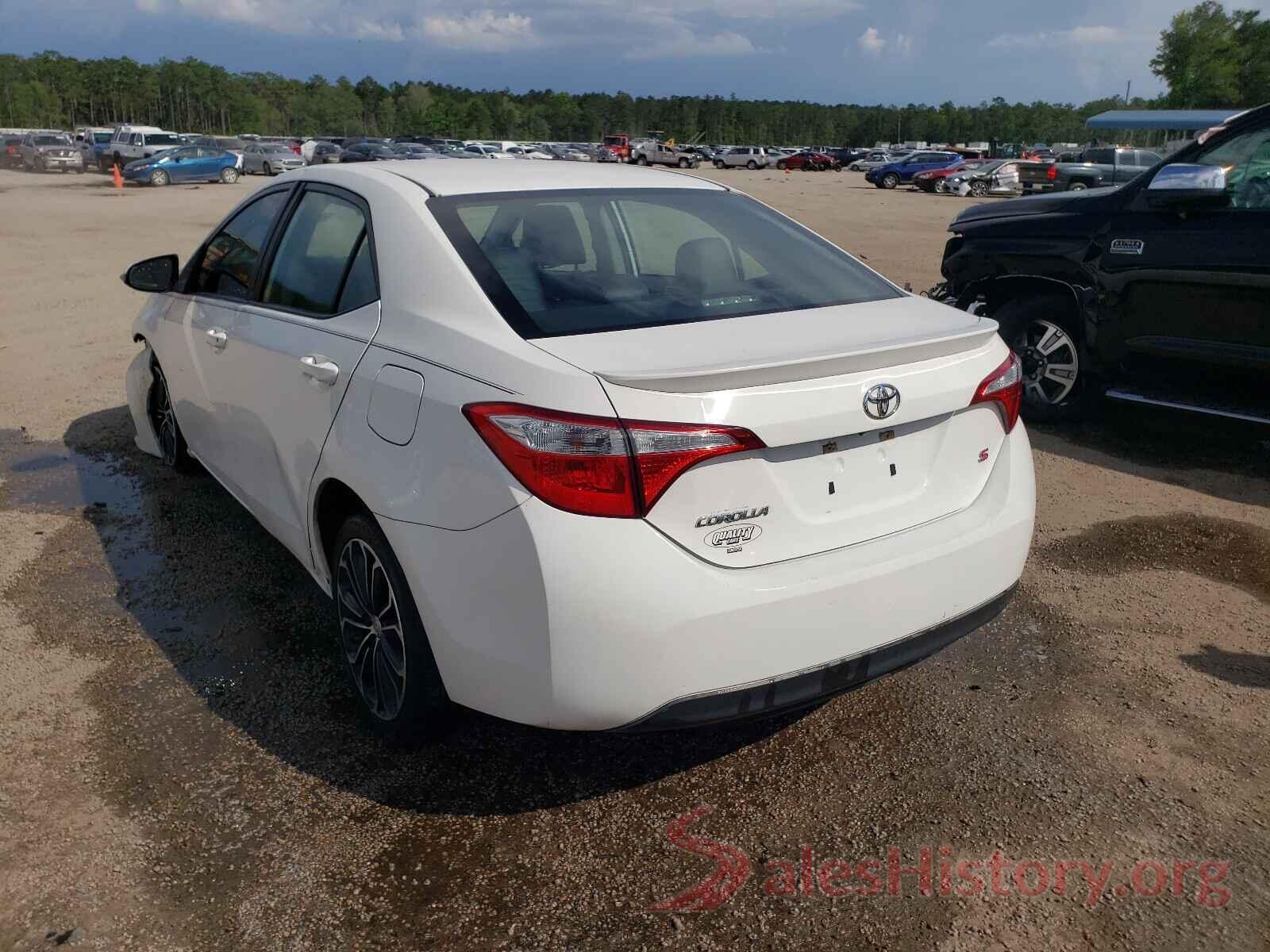 5YFBURHE4GP508358 2016 TOYOTA COROLLA