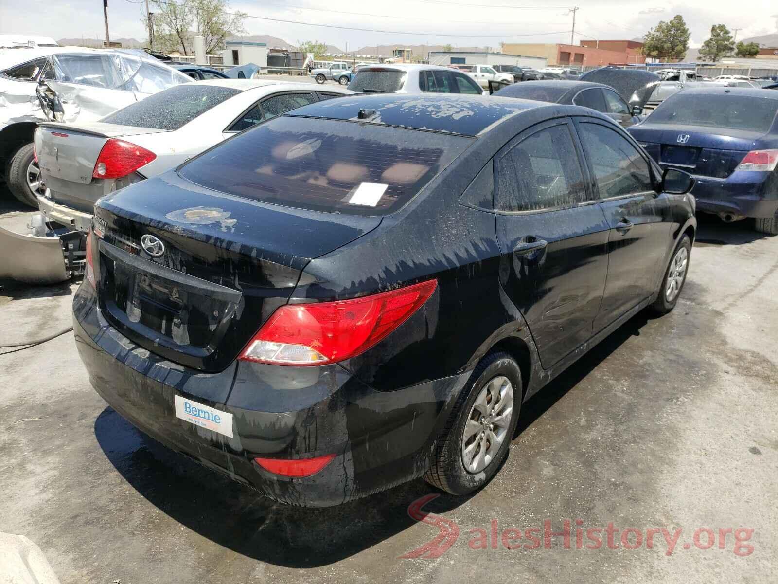 KMHCT4AE4GU006677 2016 HYUNDAI ACCENT