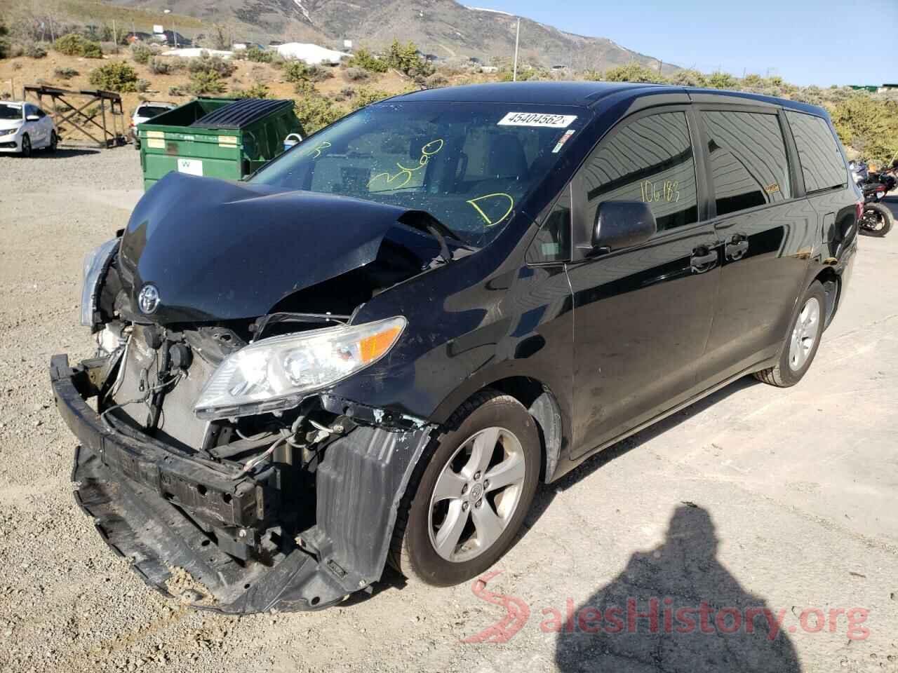 5TDZK3DC0GS750111 2016 TOYOTA SIENNA