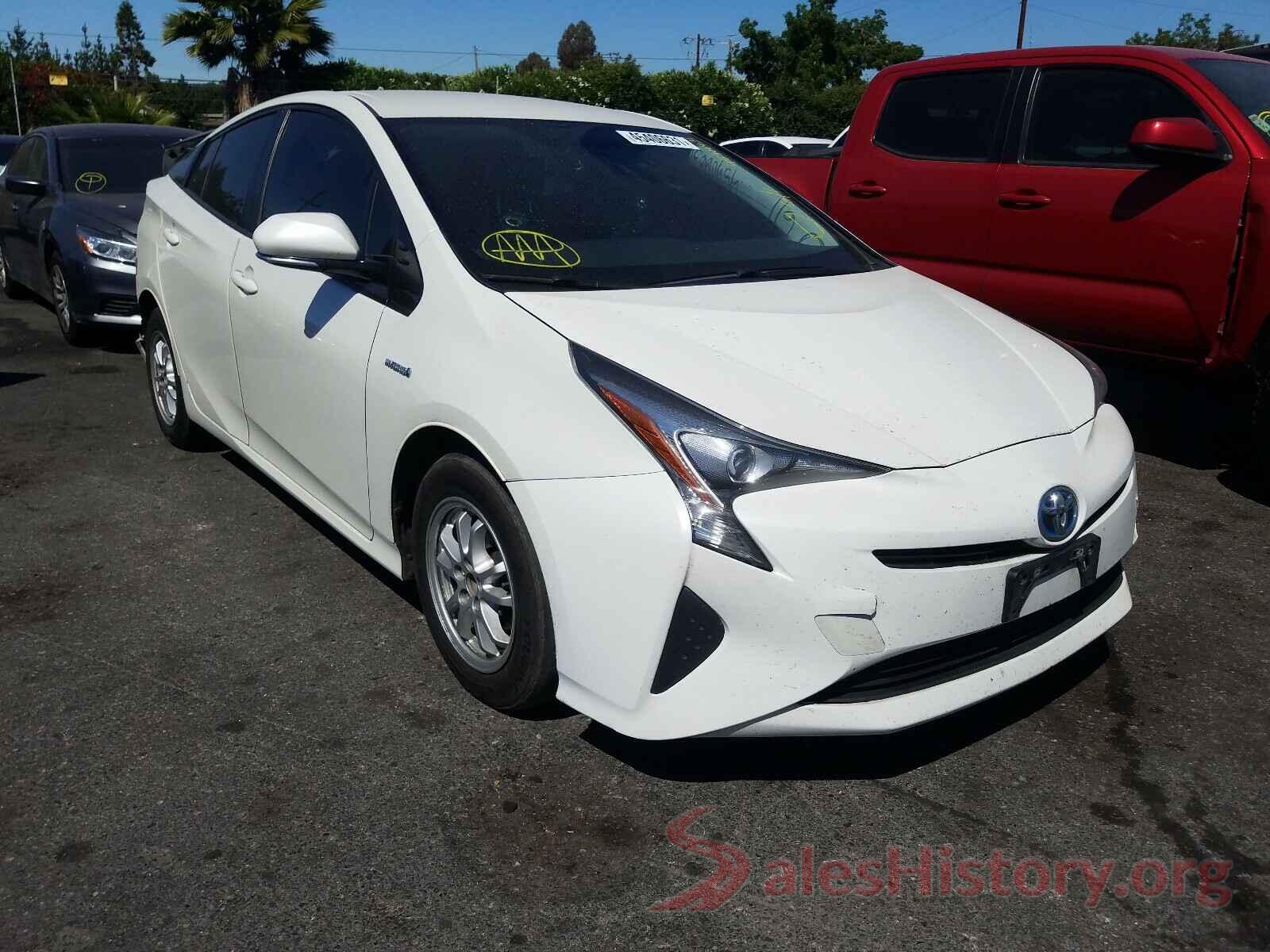 JTDKARFU7G3516658 2016 TOYOTA PRIUS