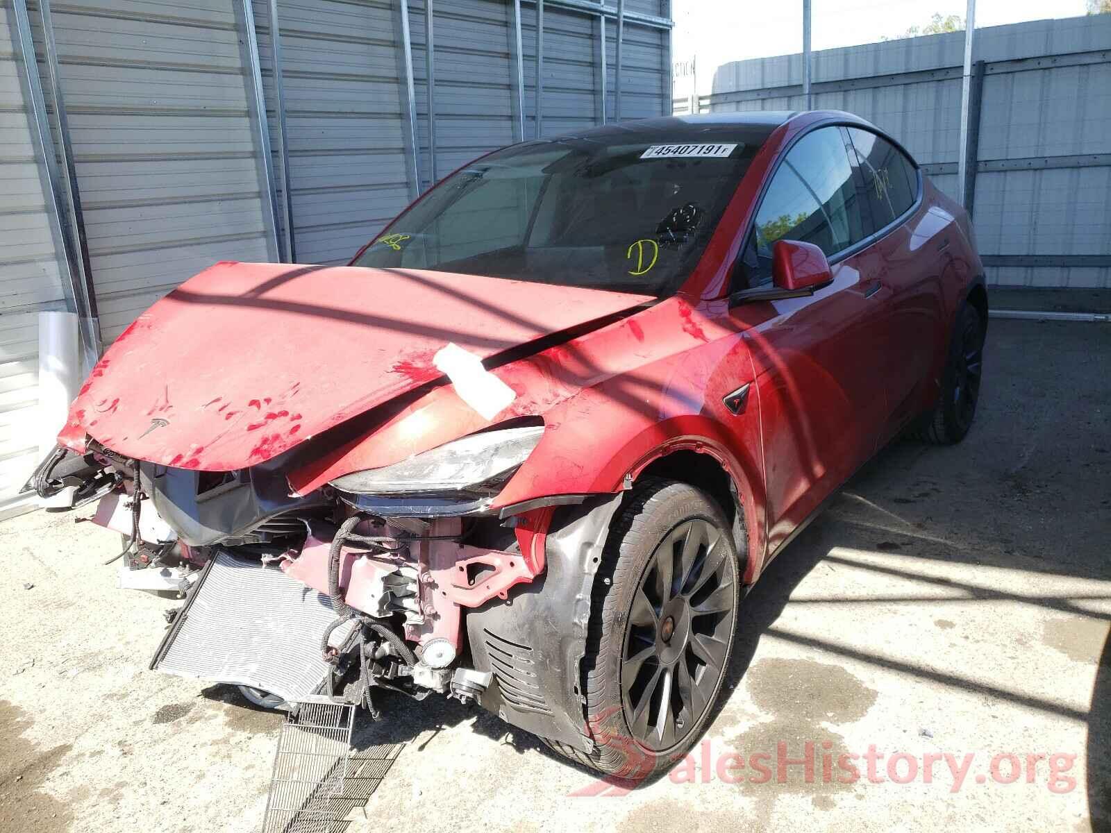 5YJYGDEE8LF058261 2020 TESLA MODEL Y