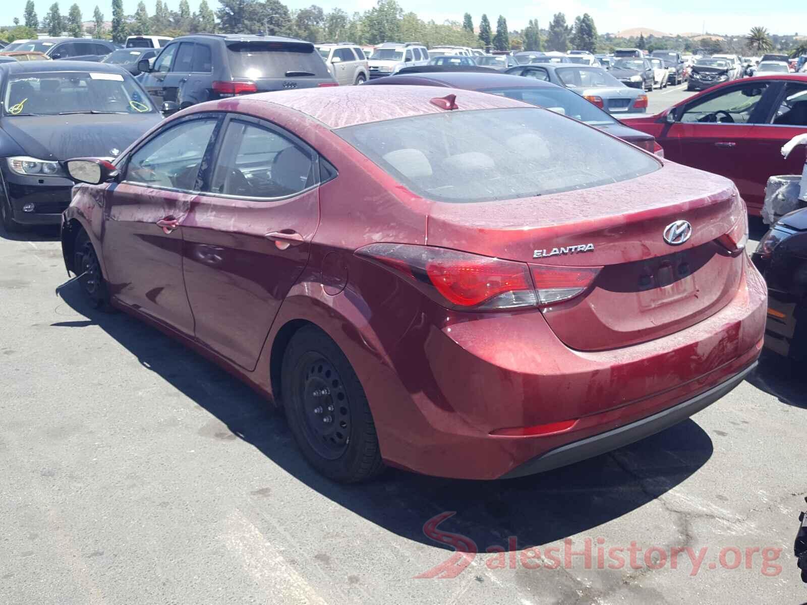 5NPDH4AE1GH708105 2016 HYUNDAI ELANTRA