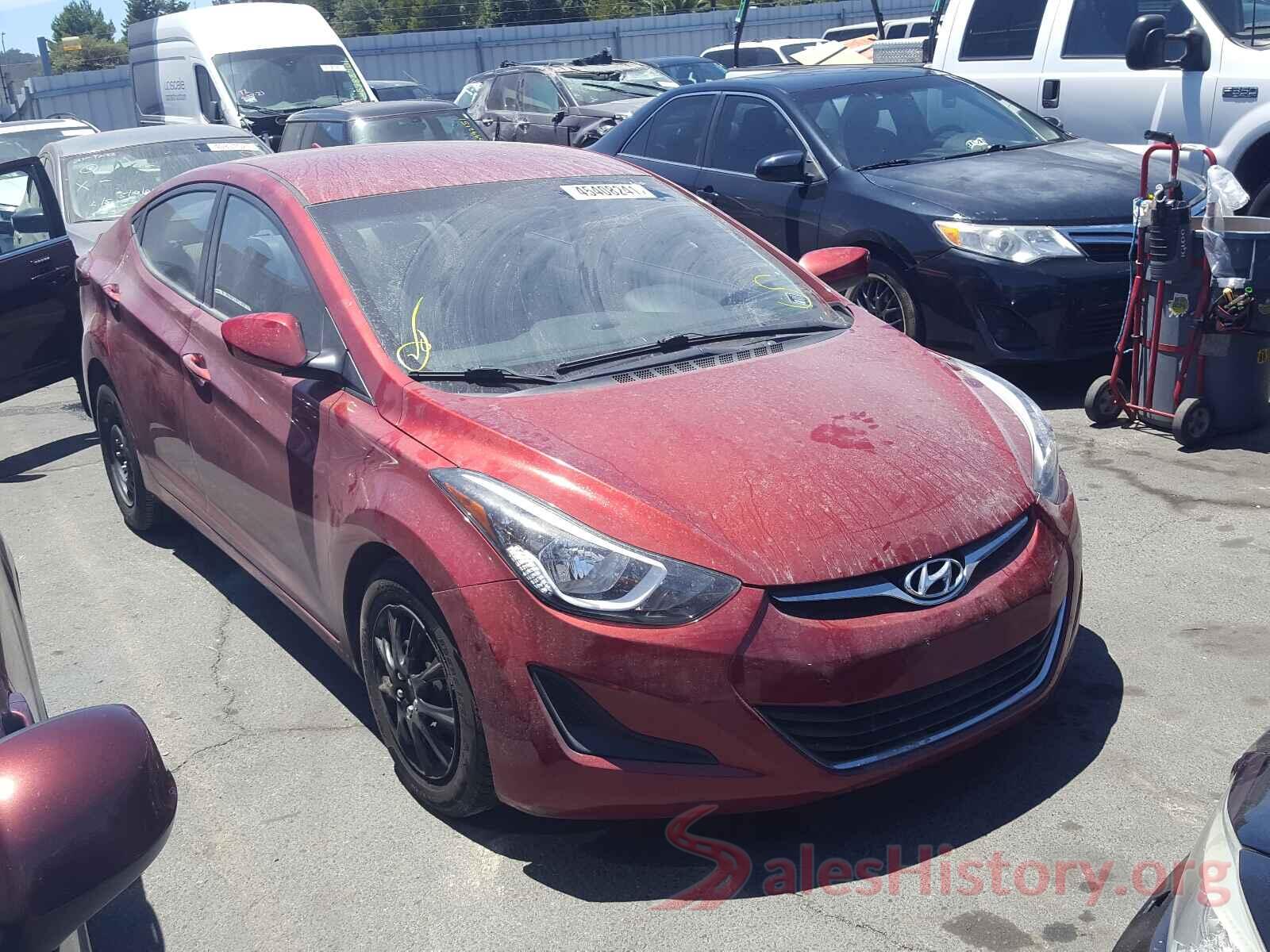 5NPDH4AE1GH708105 2016 HYUNDAI ELANTRA