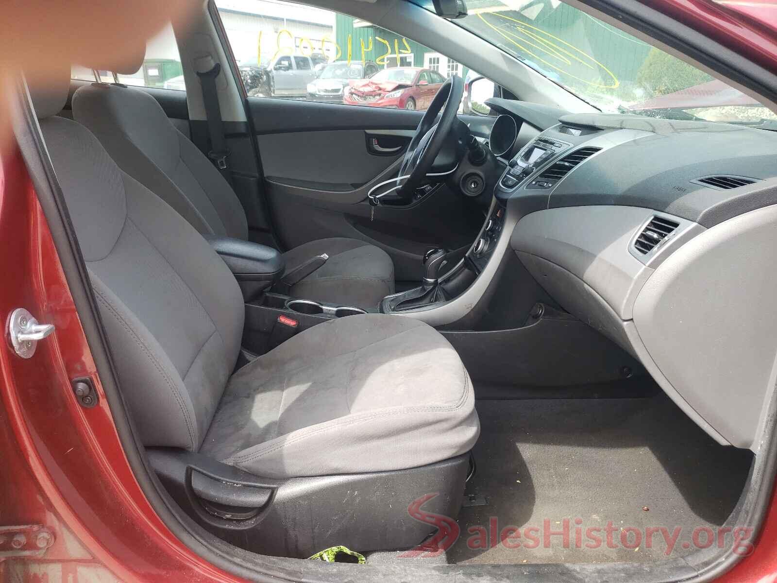 5NPDH4AE4GH778617 2016 HYUNDAI ELANTRA