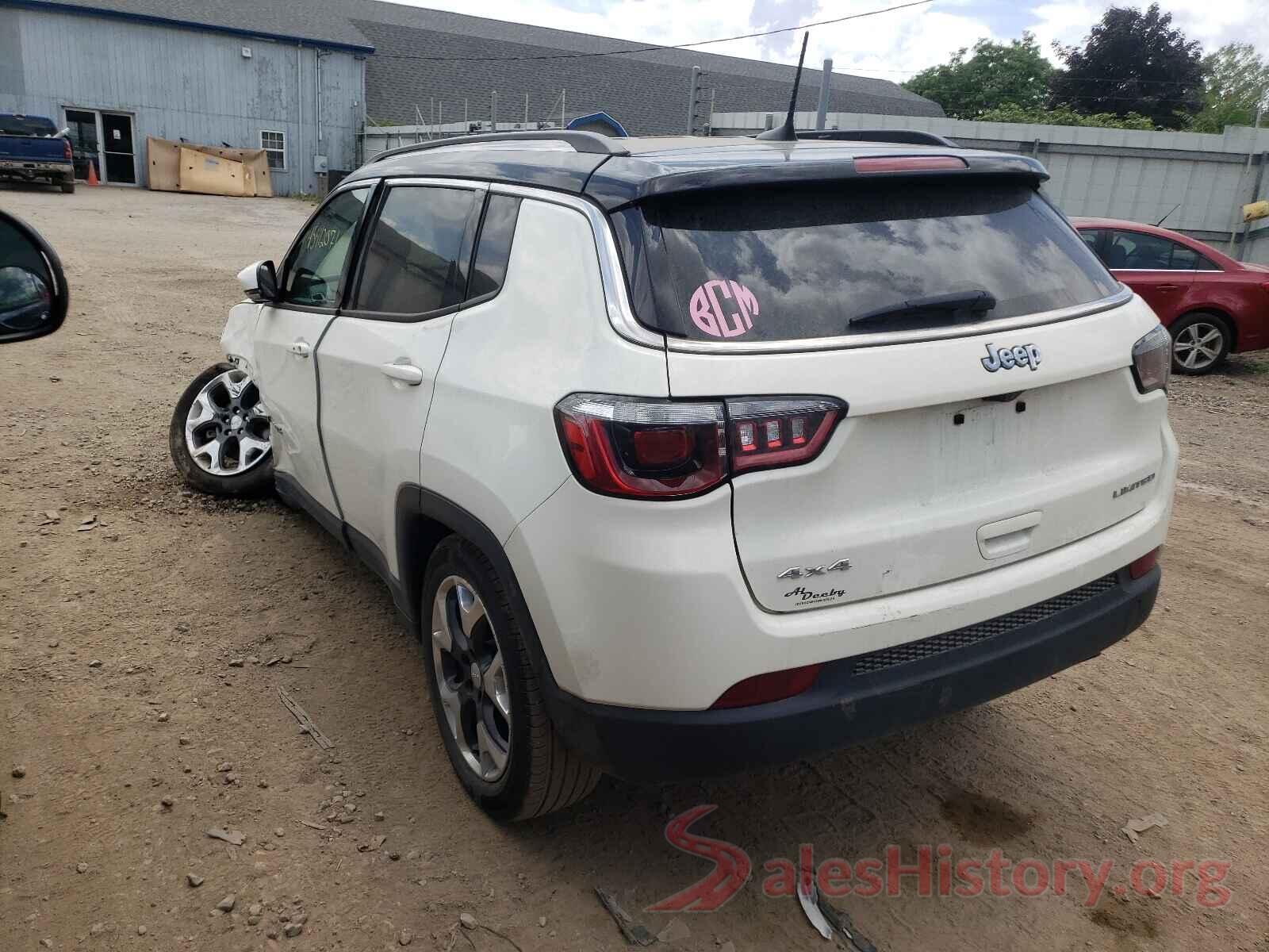 3C4NJDCB0KT840146 2019 JEEP COMPASS