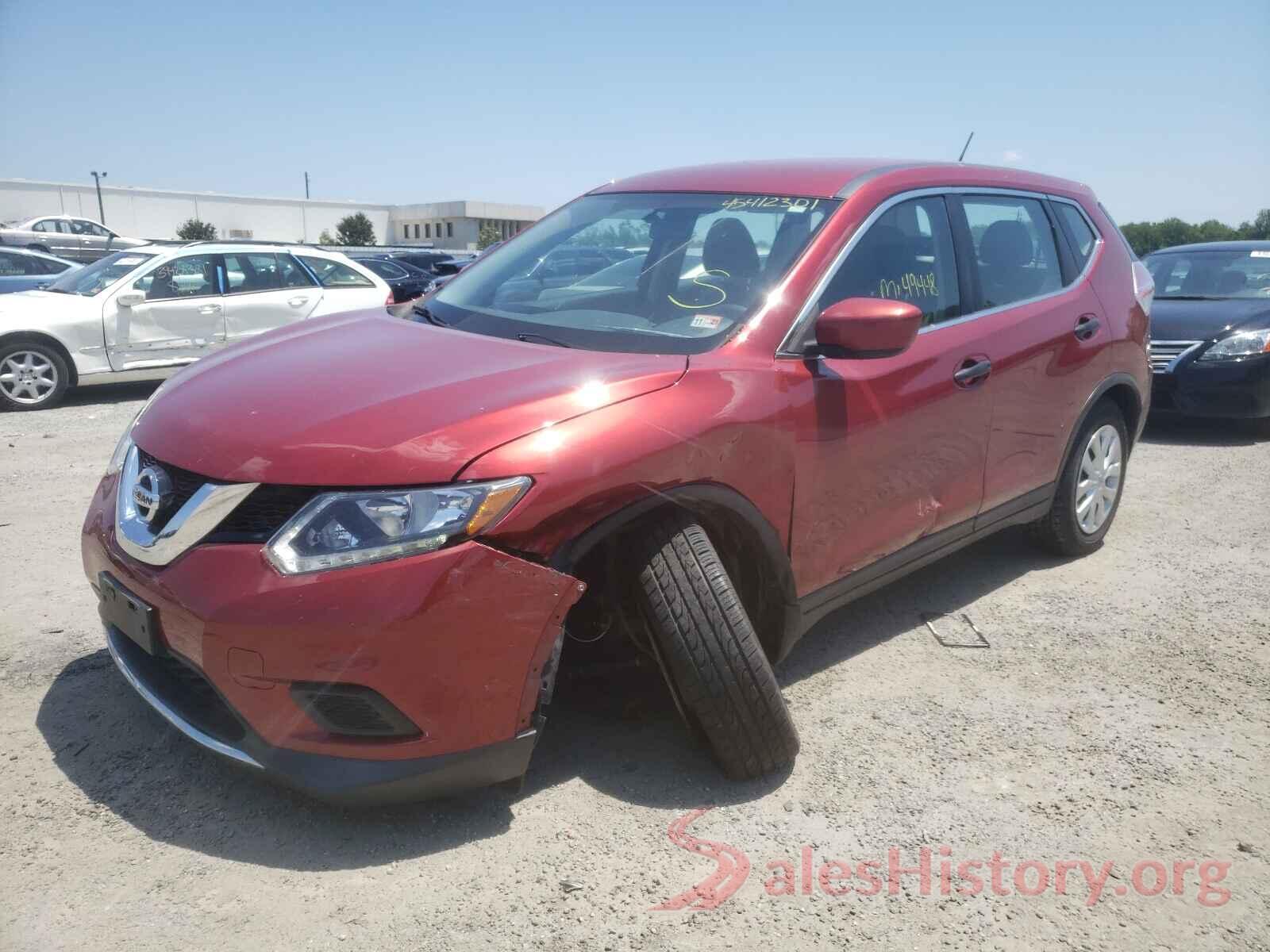 KNMAT2MV9GP607528 2016 NISSAN ROGUE