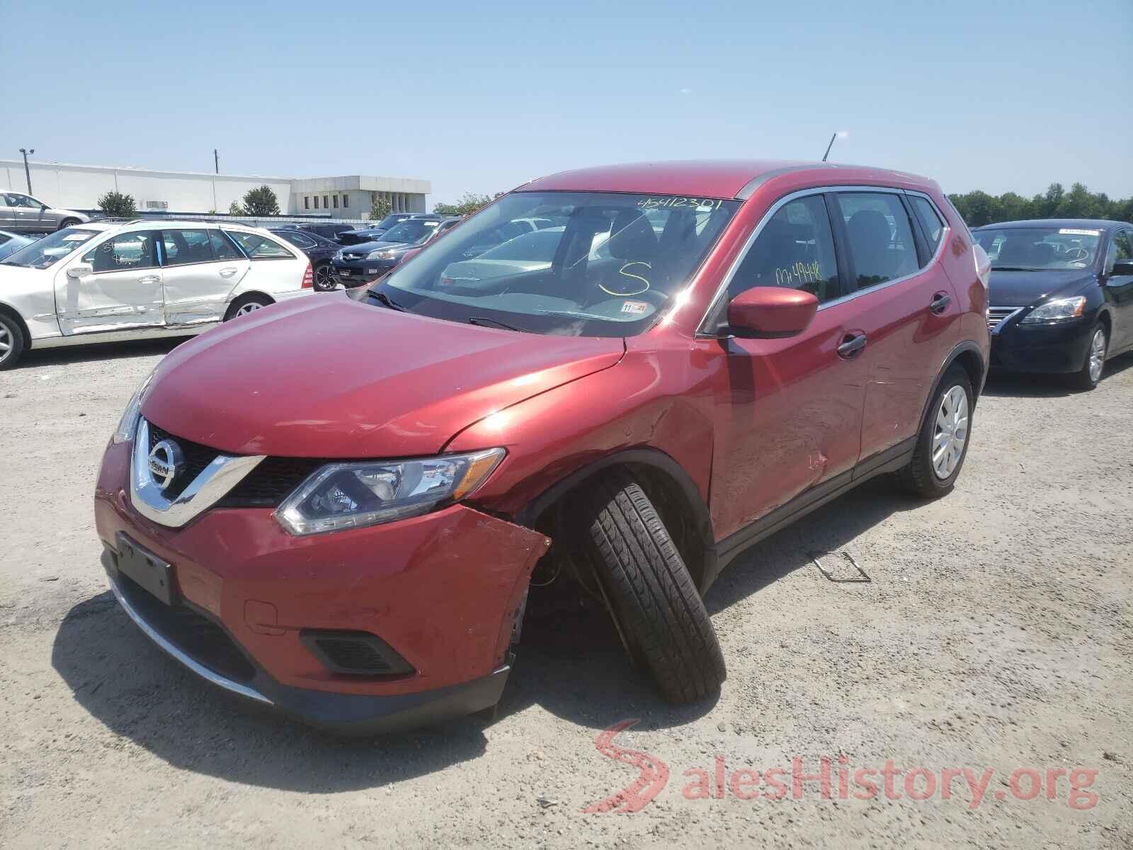 KNMAT2MV9GP607528 2016 NISSAN ROGUE