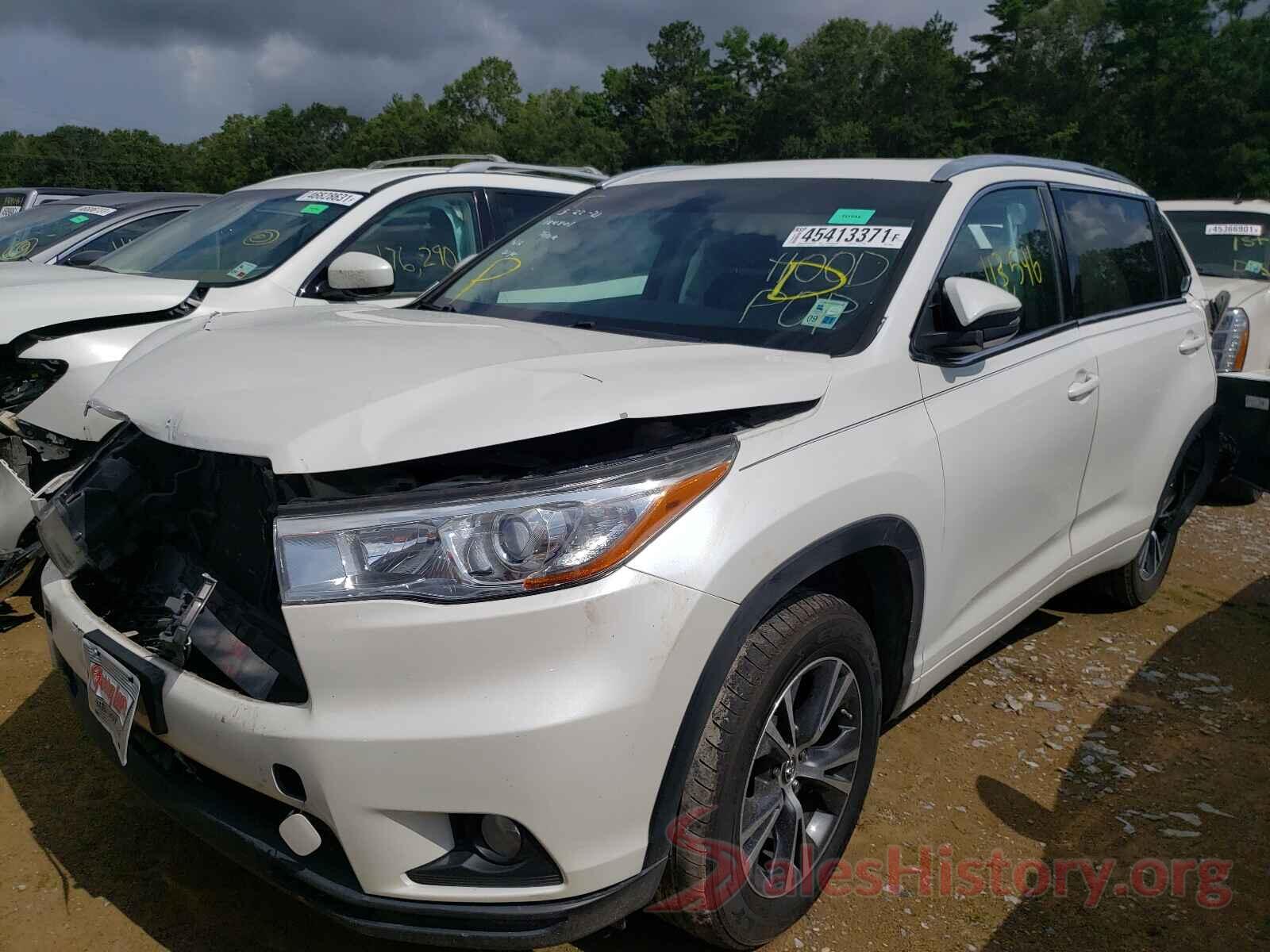 5TDKKRFH3GS184801 2016 TOYOTA HIGHLANDER