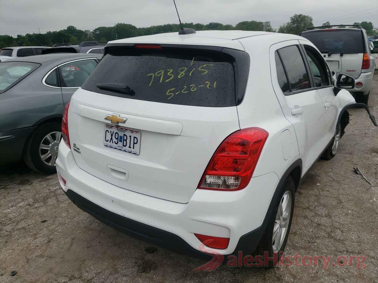 3GNCJKSB7LL120414 2020 CHEVROLET TRAX