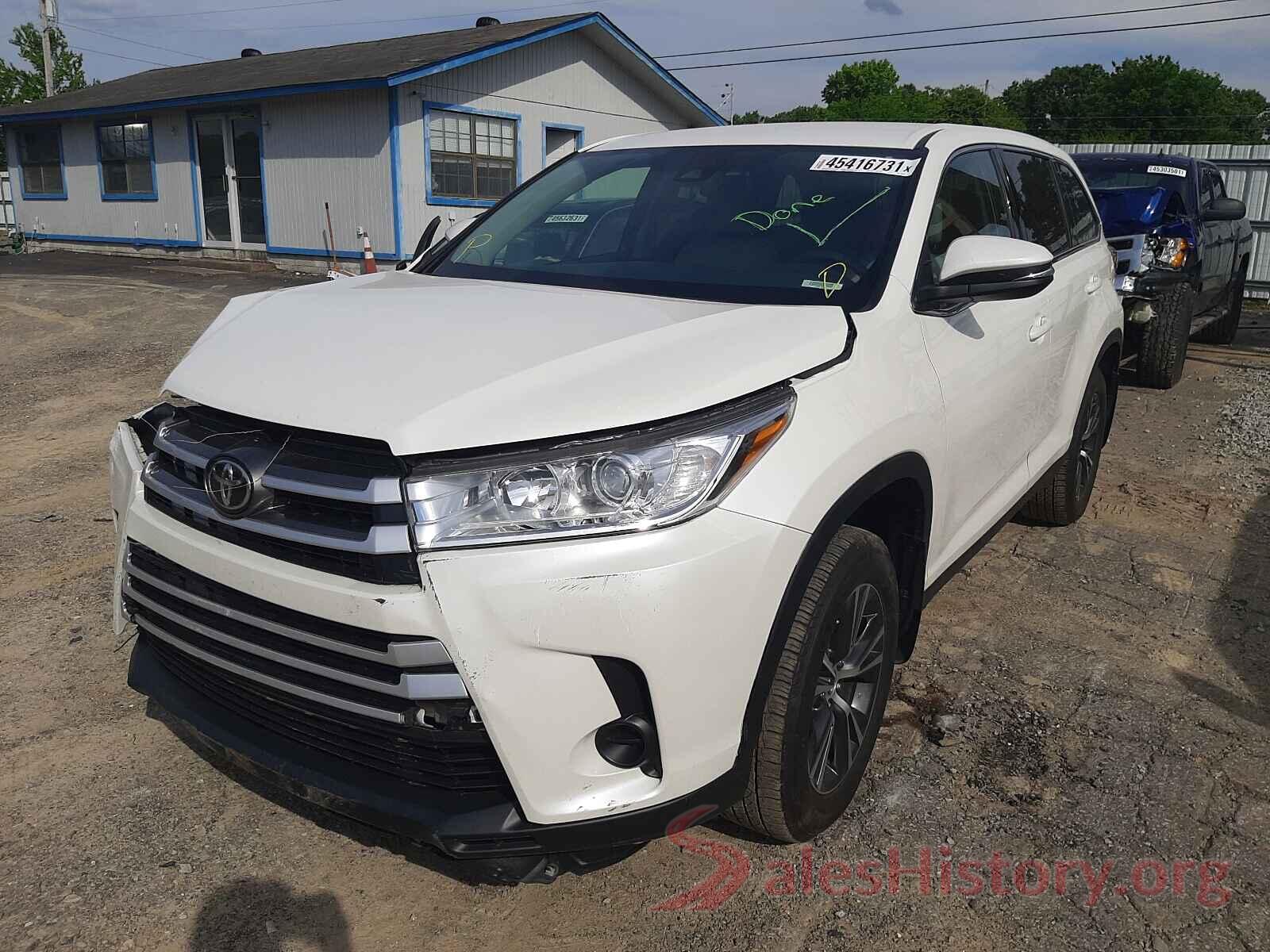 5TDZARFH0KS057675 2019 TOYOTA HIGHLANDER