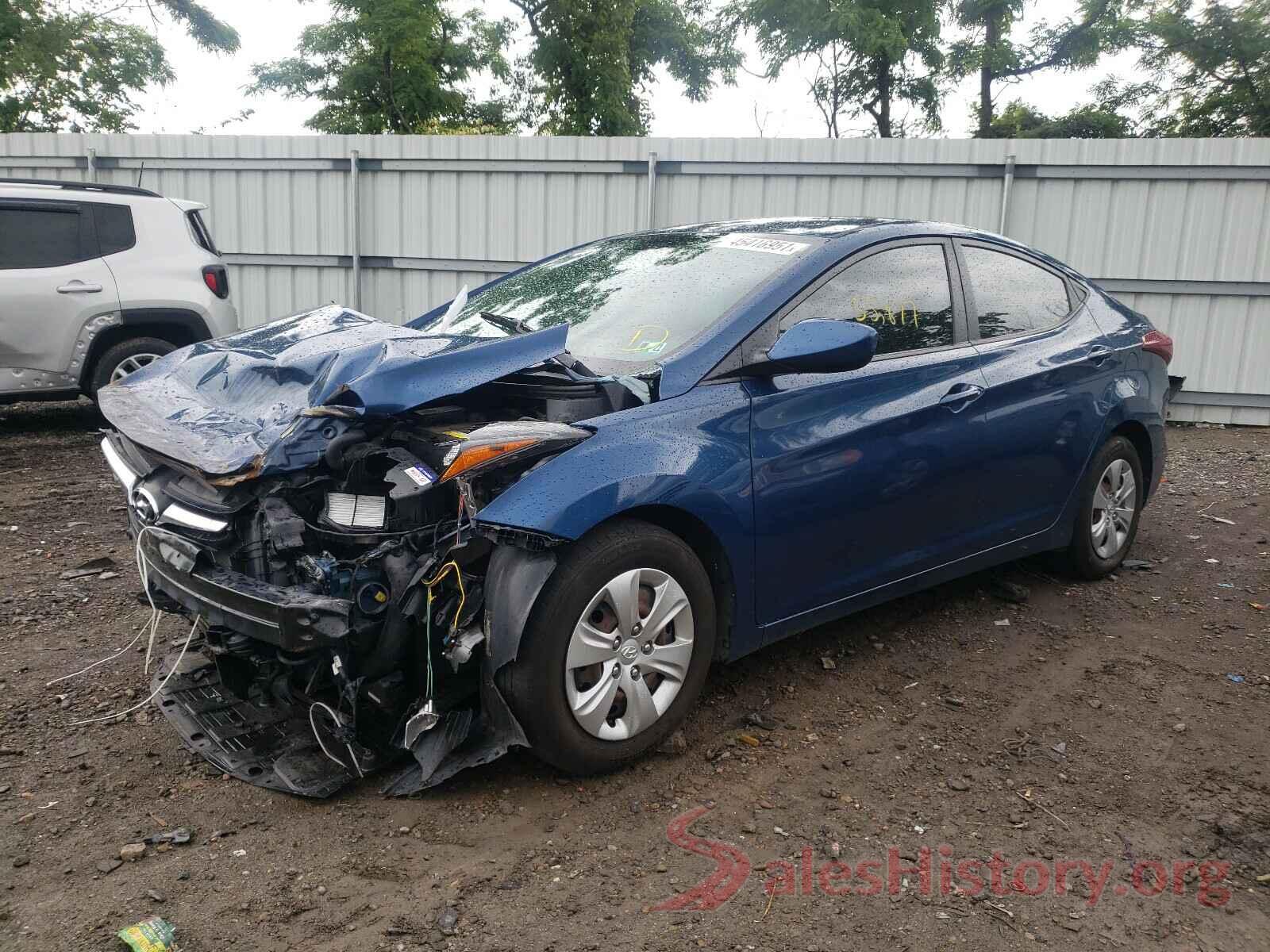 KMHDH4AE6GU571941 2016 HYUNDAI ELANTRA