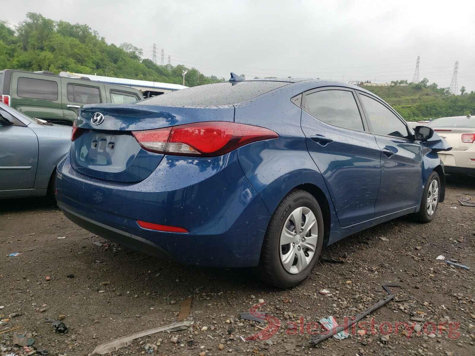 KMHDH4AE6GU571941 2016 HYUNDAI ELANTRA