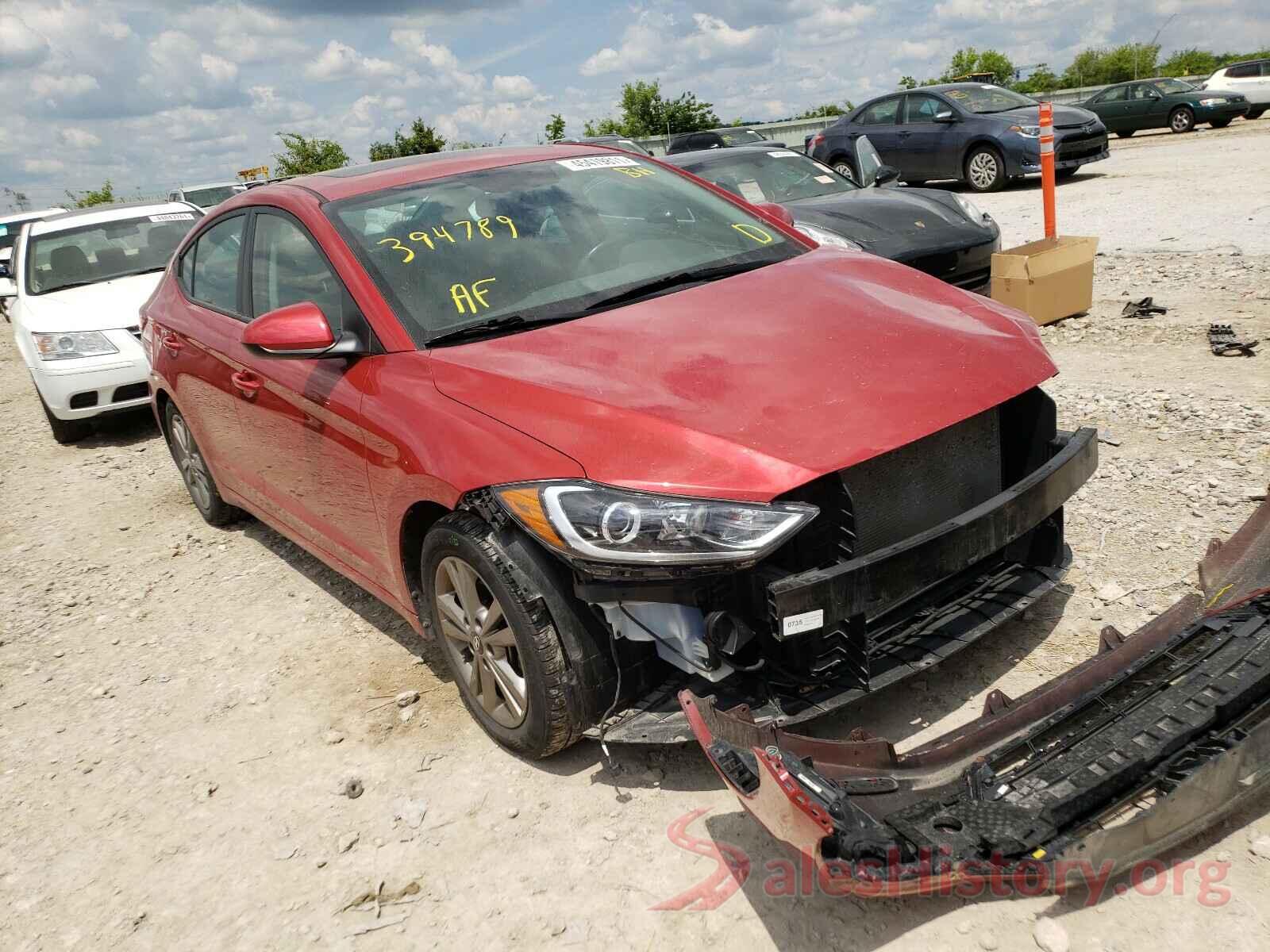 5NPD84LF1JH394789 2018 HYUNDAI ELANTRA