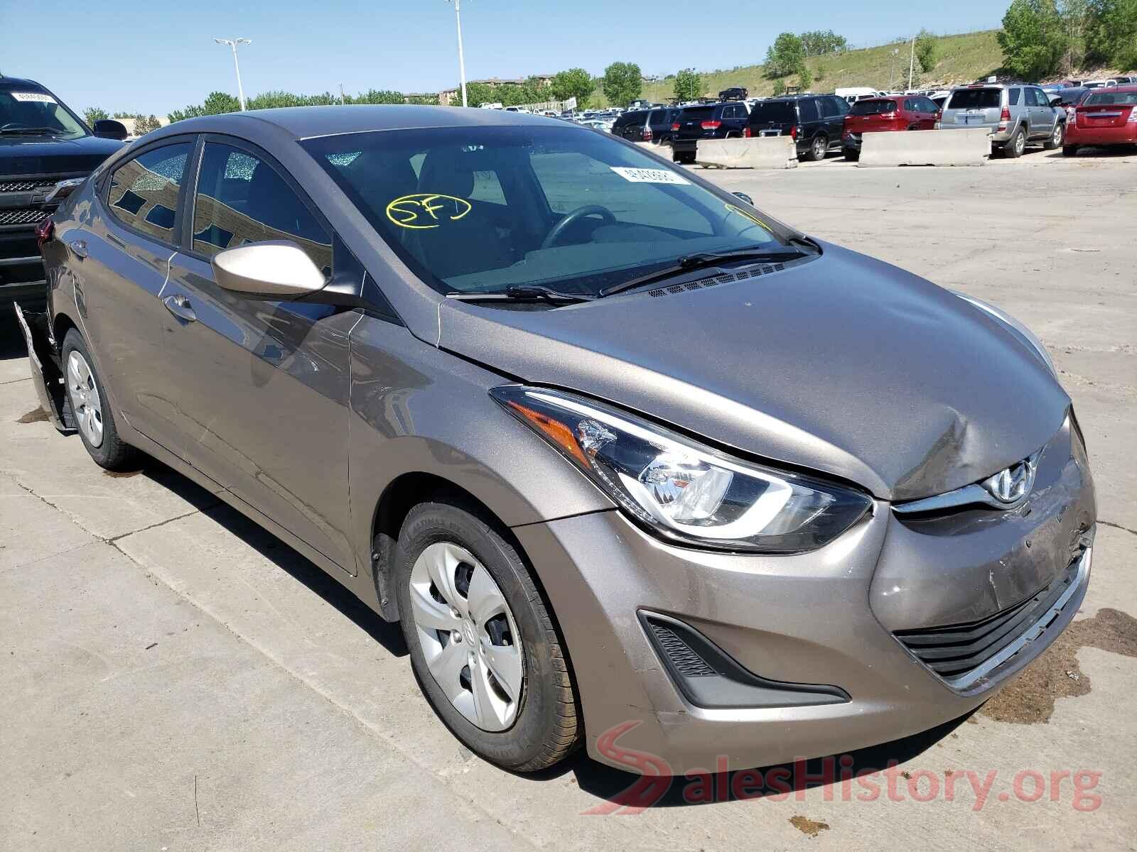 5NPDH4AE1GH759247 2016 HYUNDAI ELANTRA