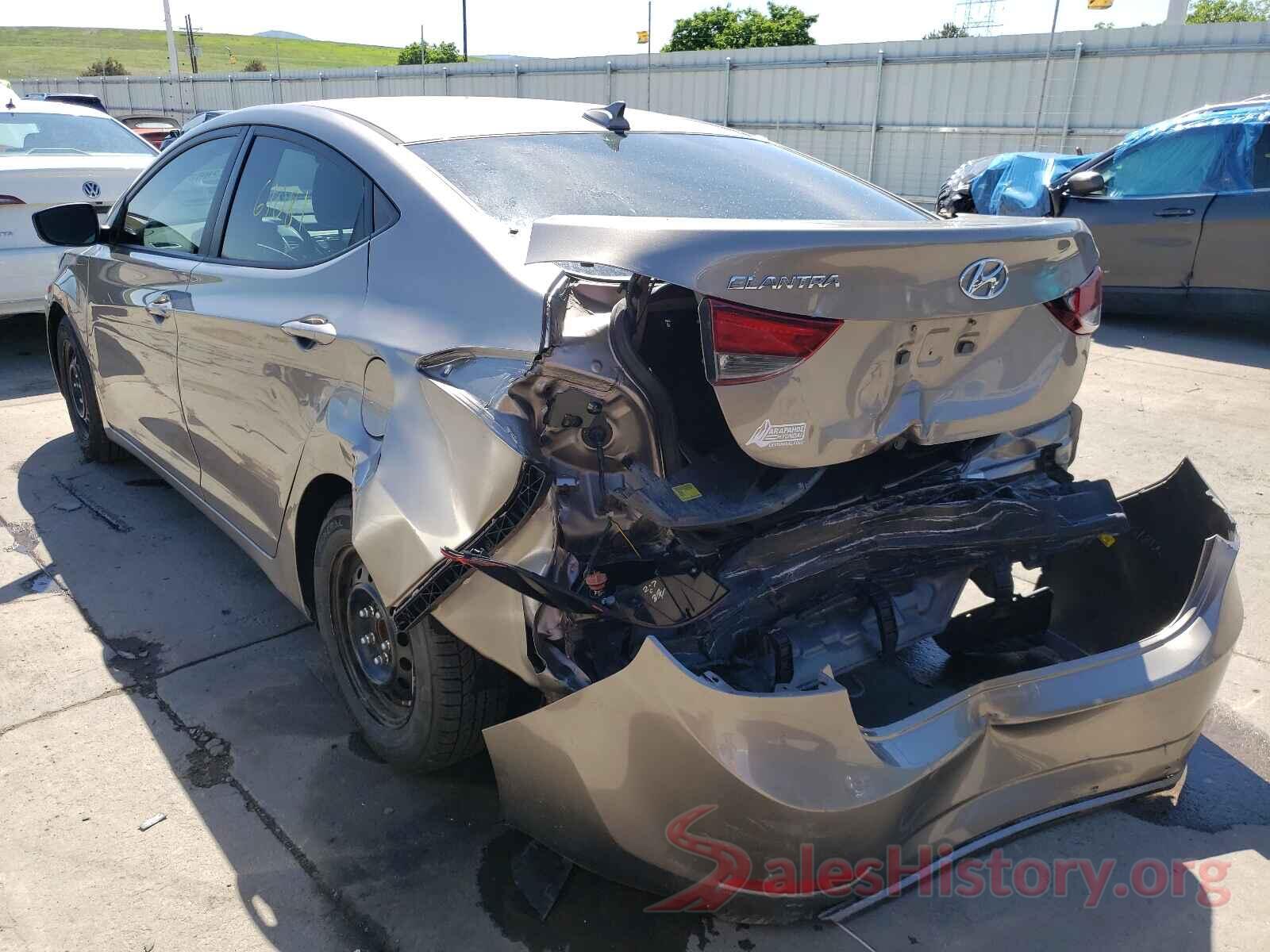 5NPDH4AE1GH759247 2016 HYUNDAI ELANTRA