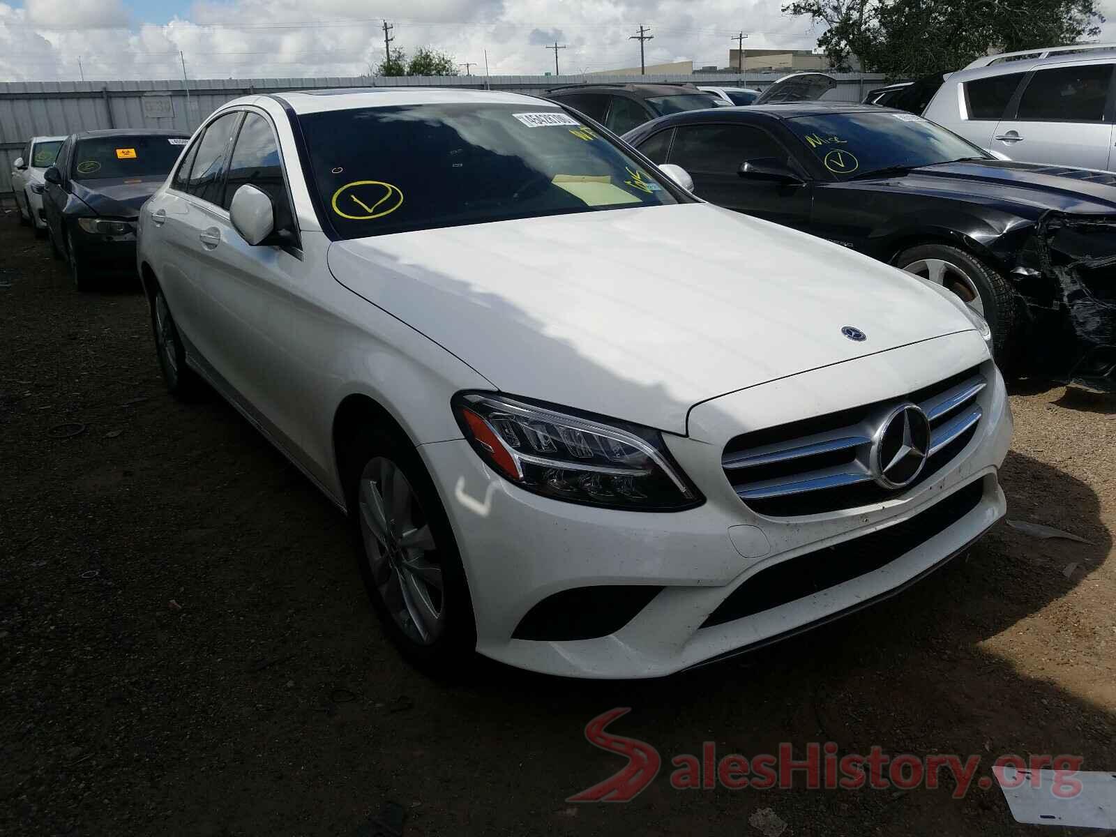 55SWF8EB7KU286983 2019 MERCEDES-BENZ C CLASS