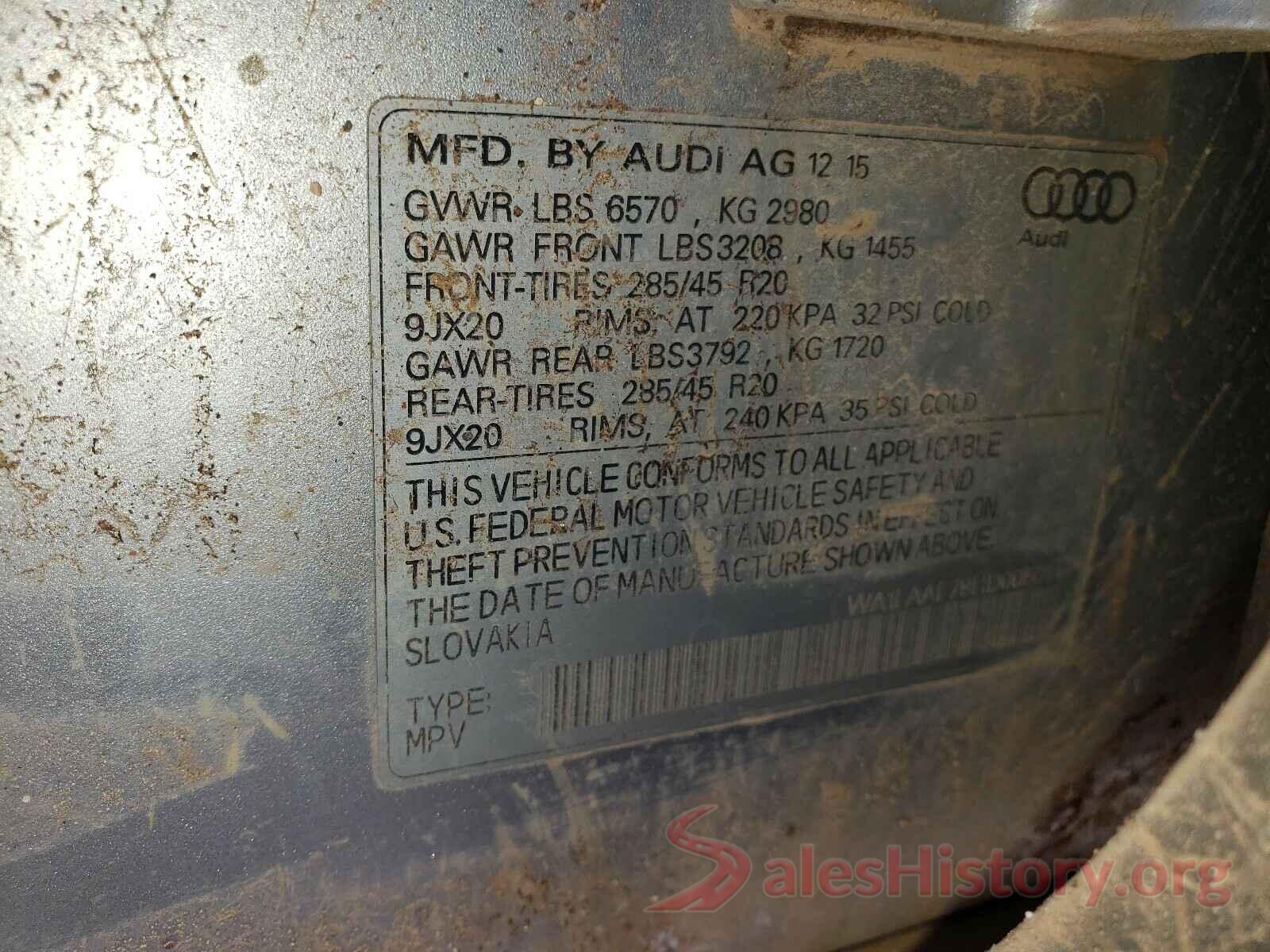 WA1LAAF78HD005014 2017 AUDI Q7