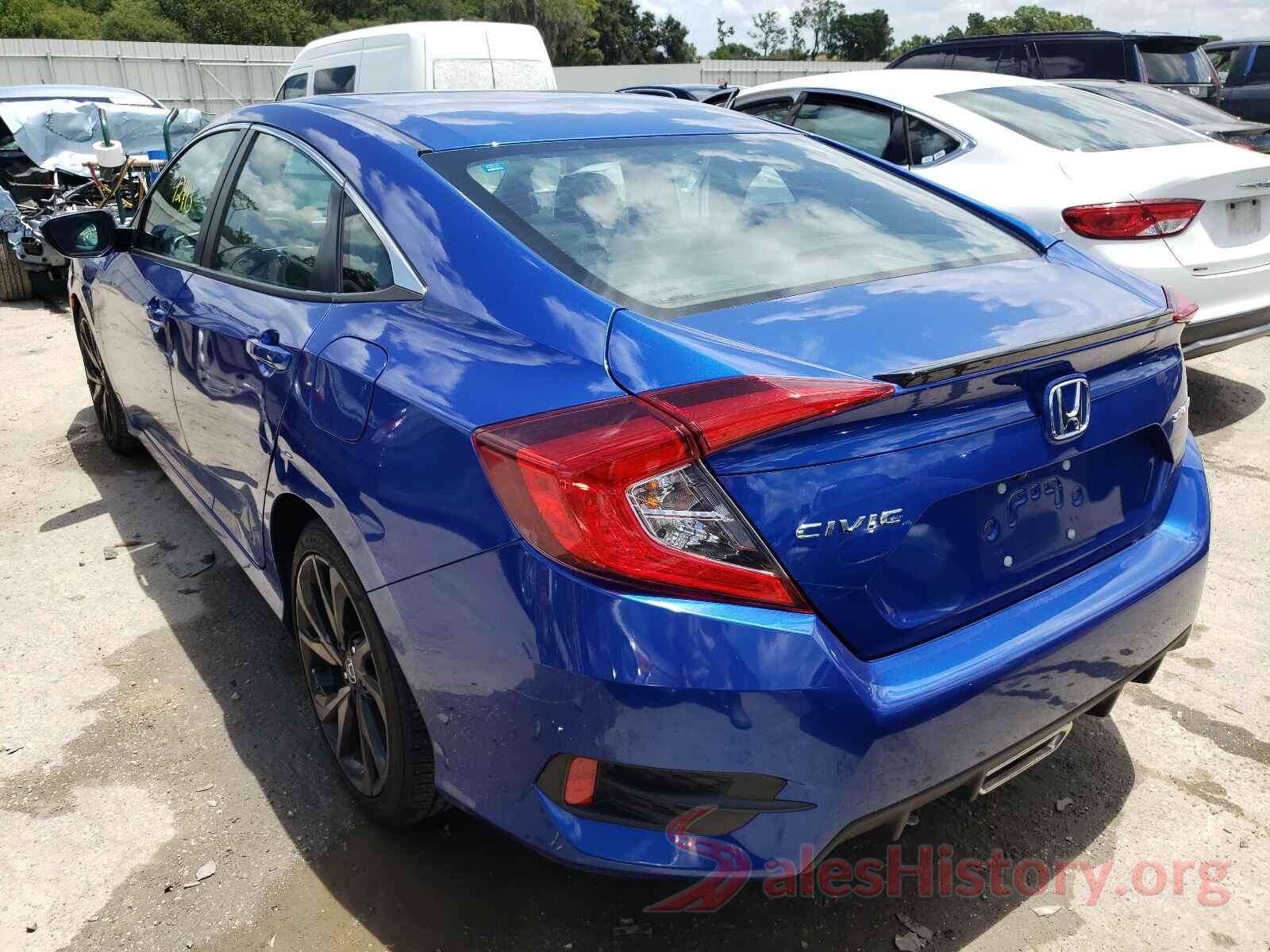 2HGFC2F89KH571870 2019 HONDA CIVIC