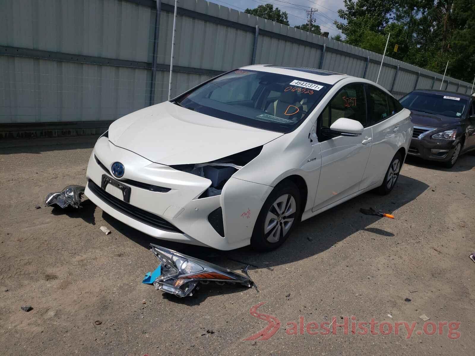 JTDKARFU1J3068523 2018 TOYOTA PRIUS