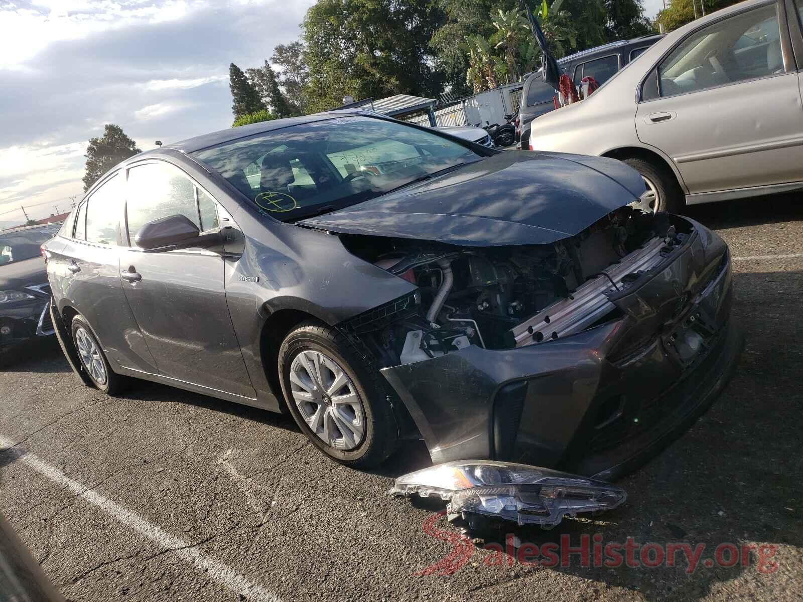 JTDKARFU5K3091885 2019 TOYOTA PRIUS