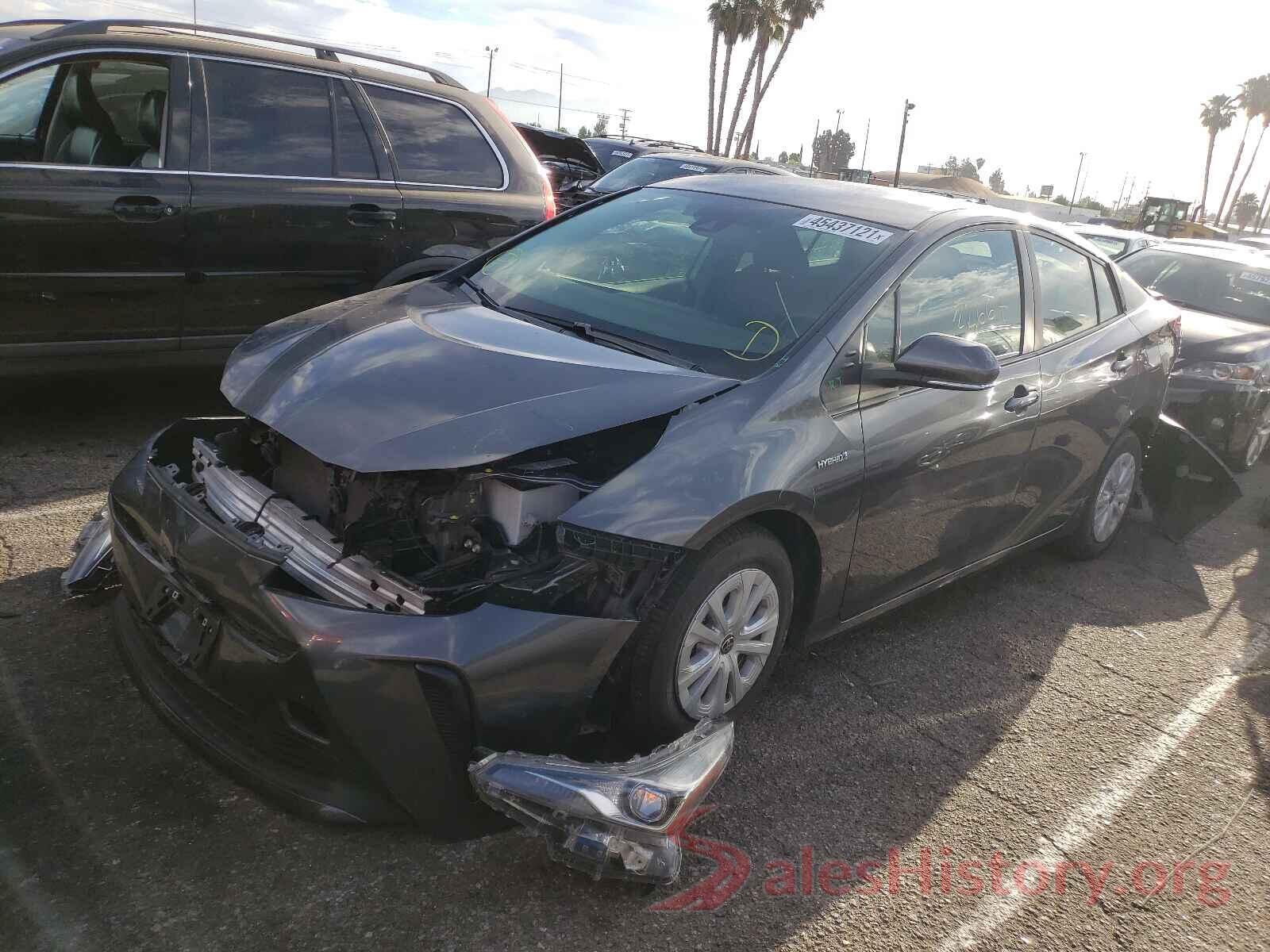 JTDKARFU5K3091885 2019 TOYOTA PRIUS