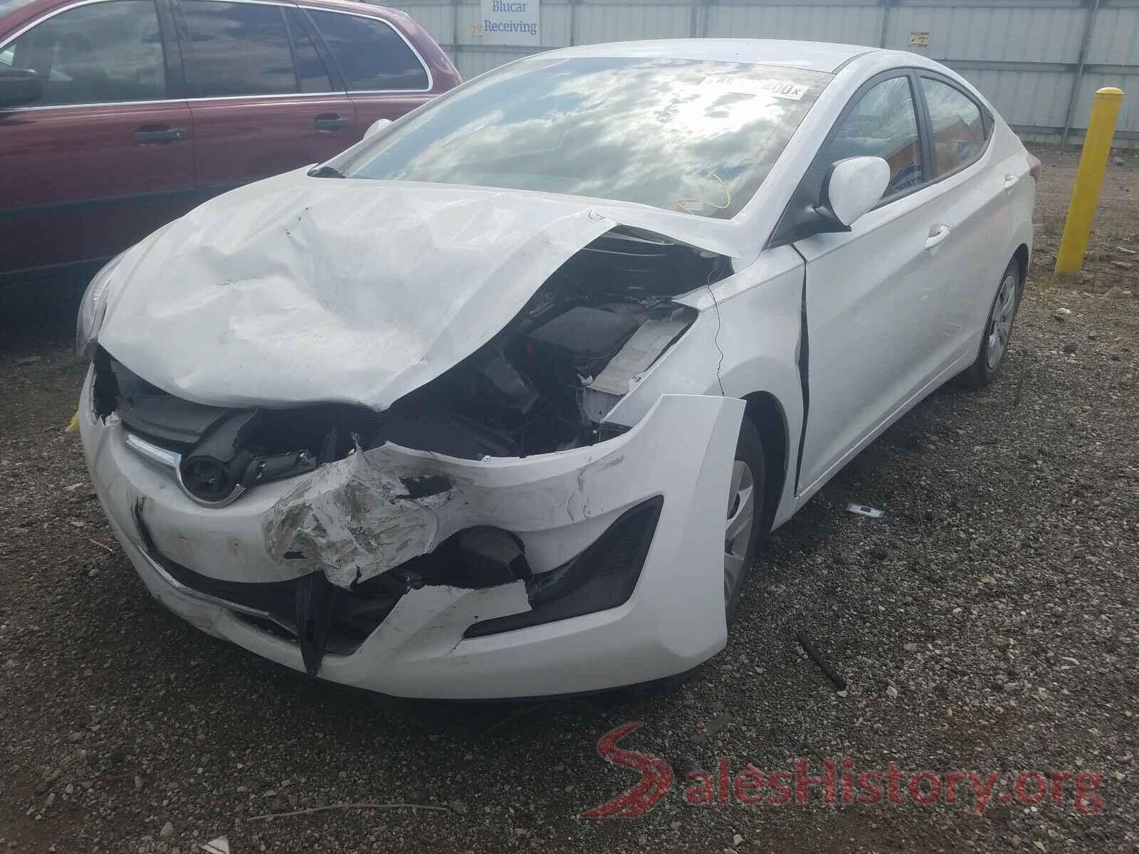 5NPDH4AE4GH725707 2016 HYUNDAI ELANTRA