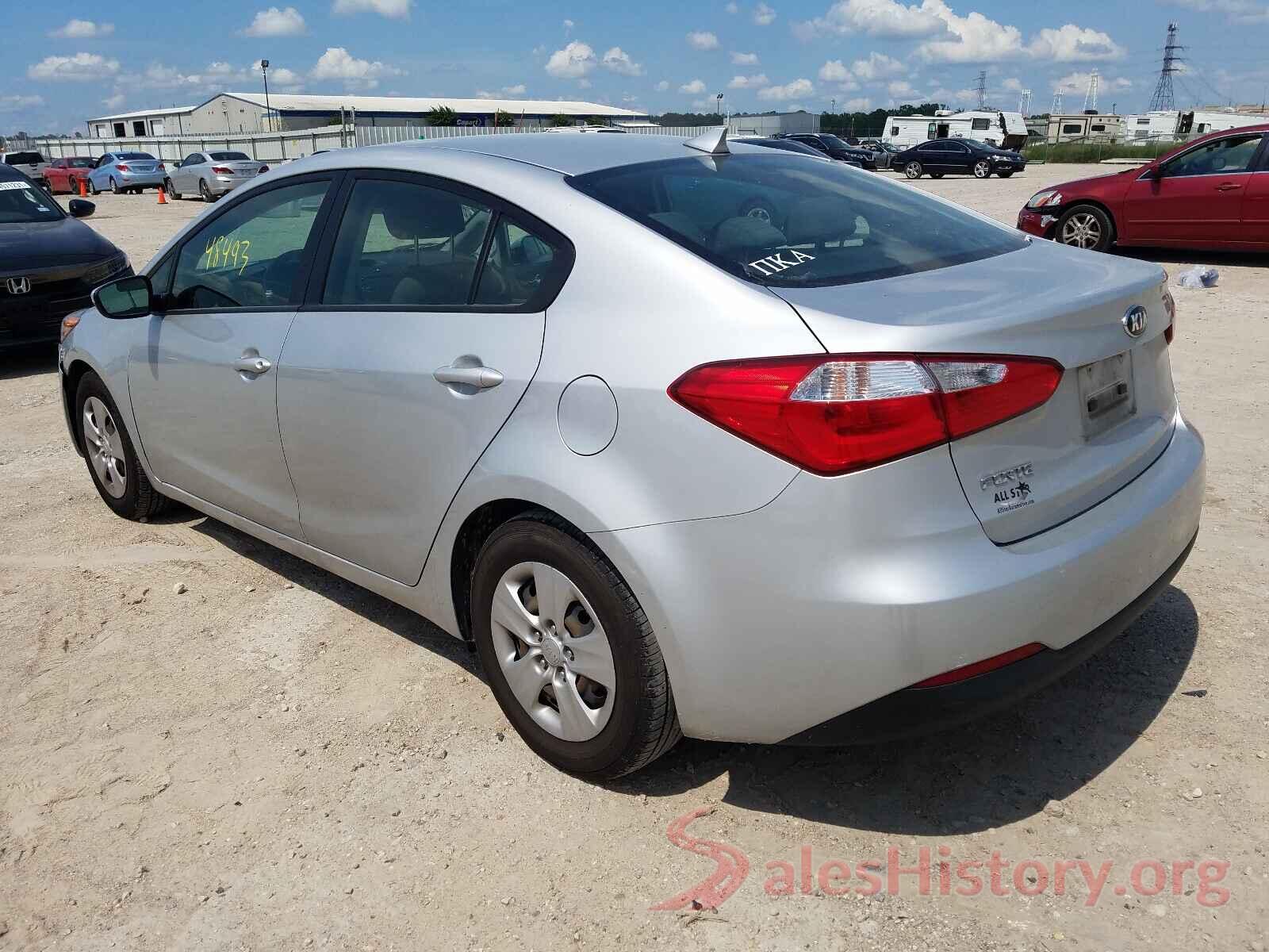 KNAFK4A66G5555124 2016 KIA FORTE