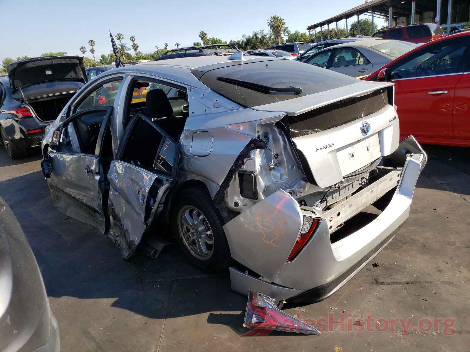 JTDKARFU3G3029277 2016 TOYOTA PRIUS