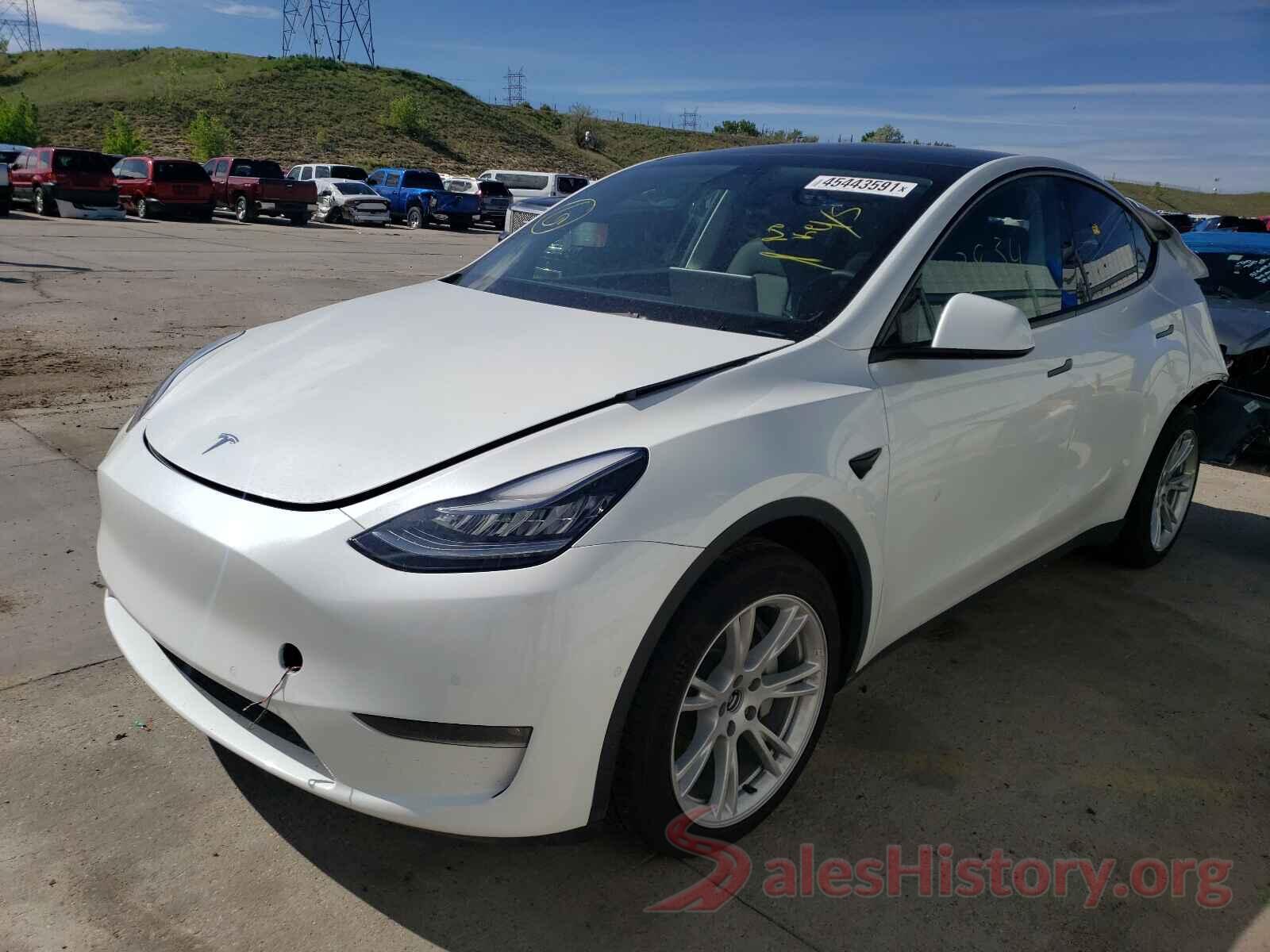 5YJYGDEE9MF119196 2021 TESLA MODEL Y