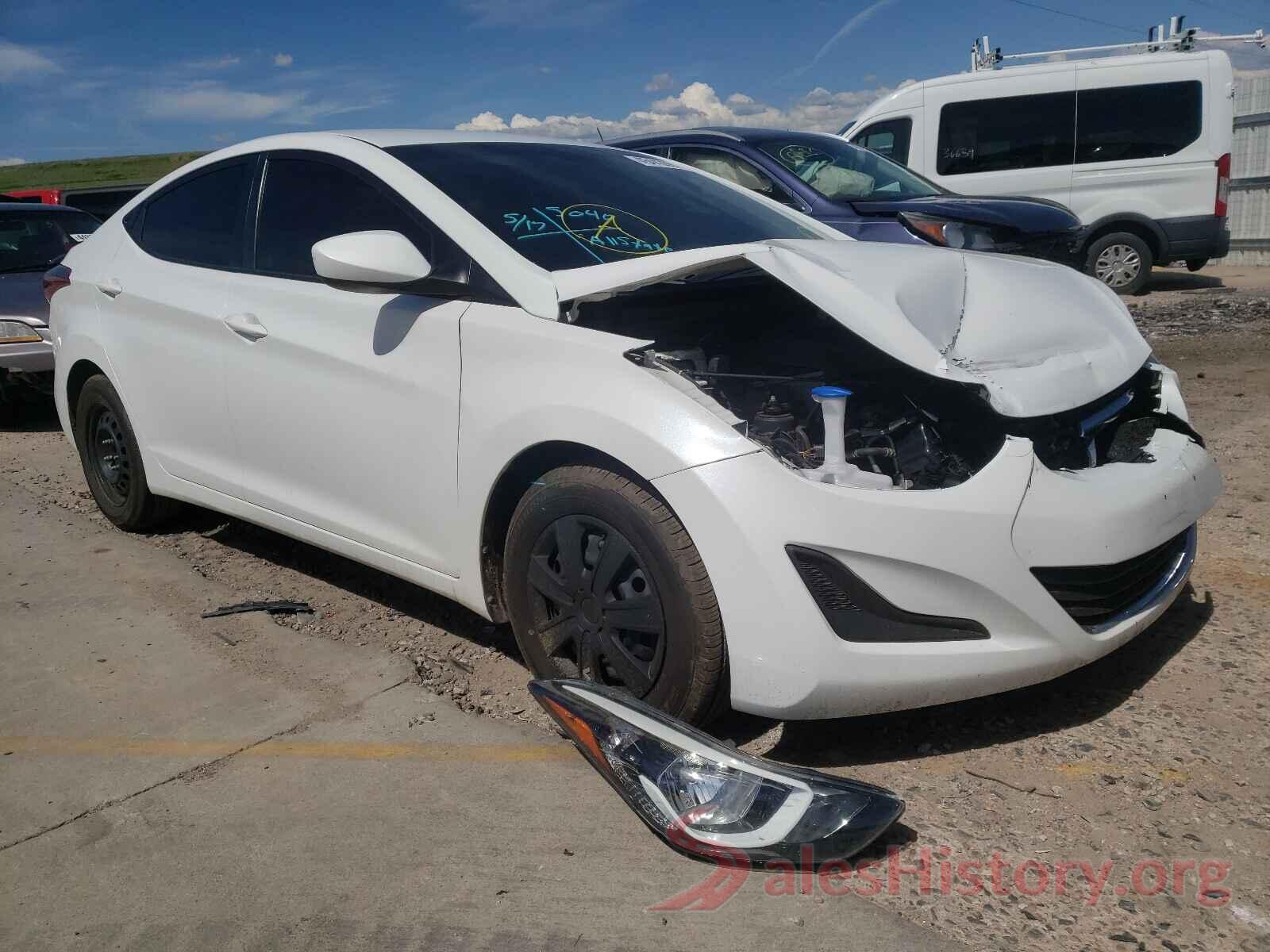 5NPDH4AE1GH759927 2016 HYUNDAI ELANTRA