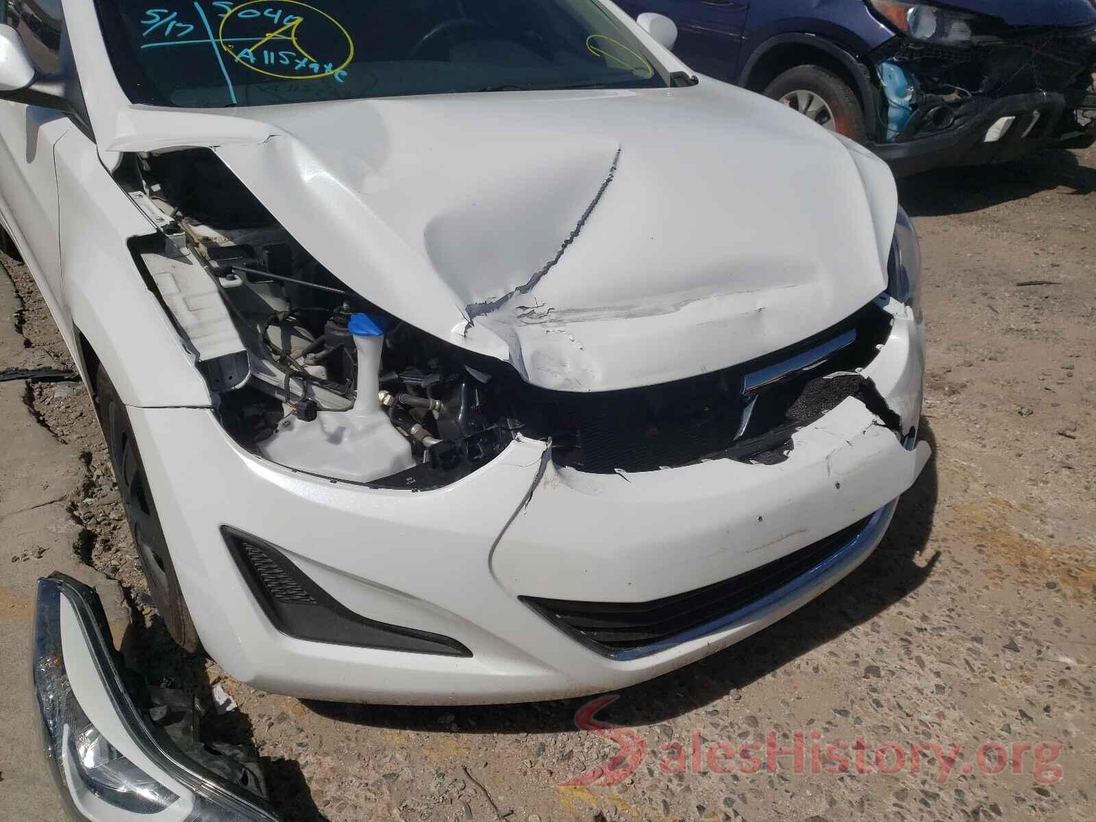 5NPDH4AE1GH759927 2016 HYUNDAI ELANTRA