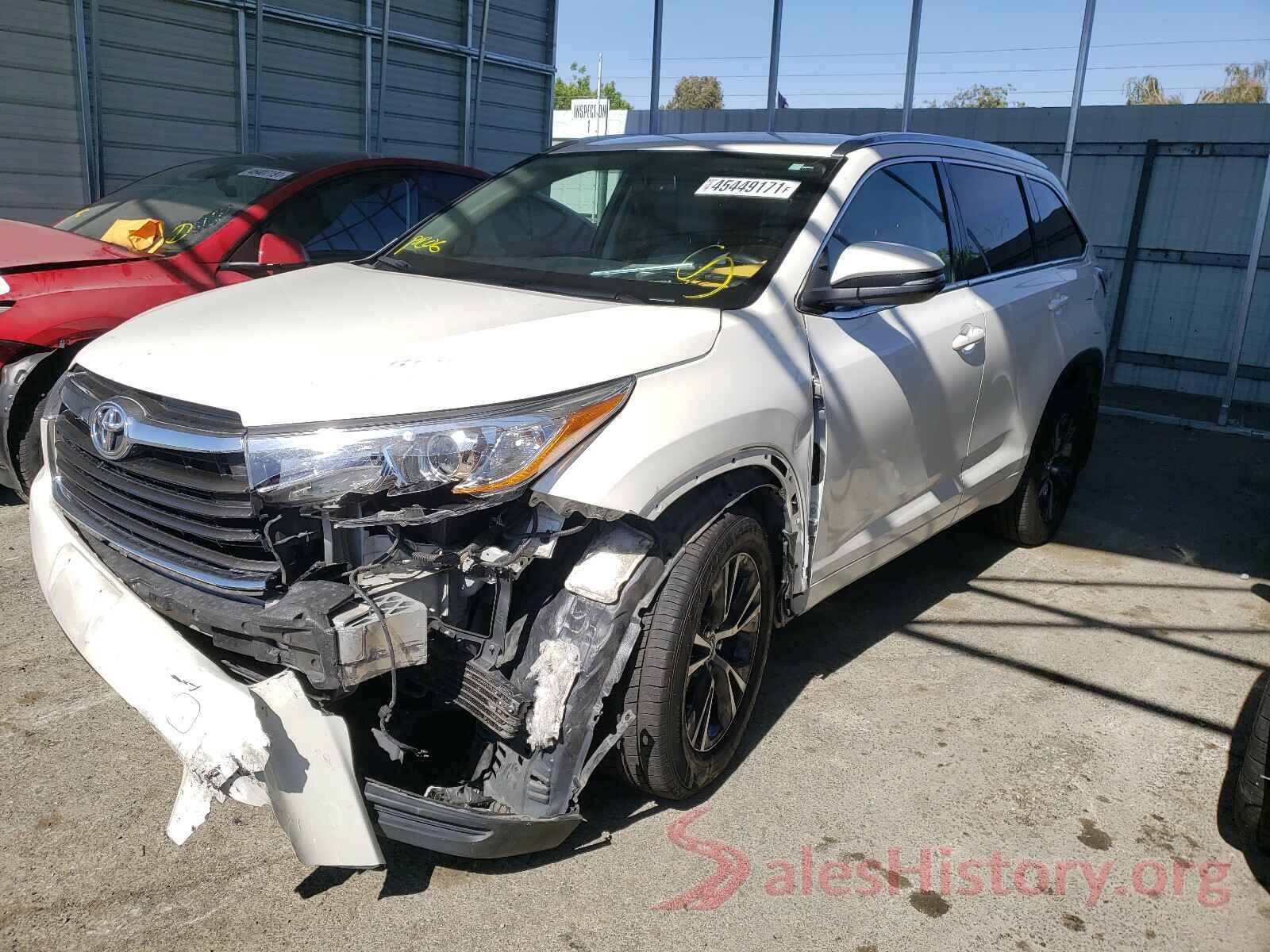 5TDJKRFH1GS298310 2016 TOYOTA HIGHLANDER