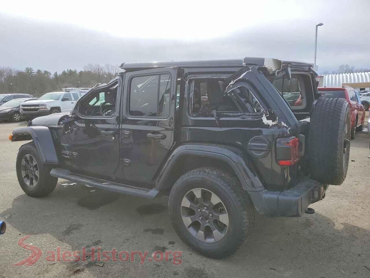 2018 JEEP WRANGLER VIN 1C4HJXEN3JW235293, front view