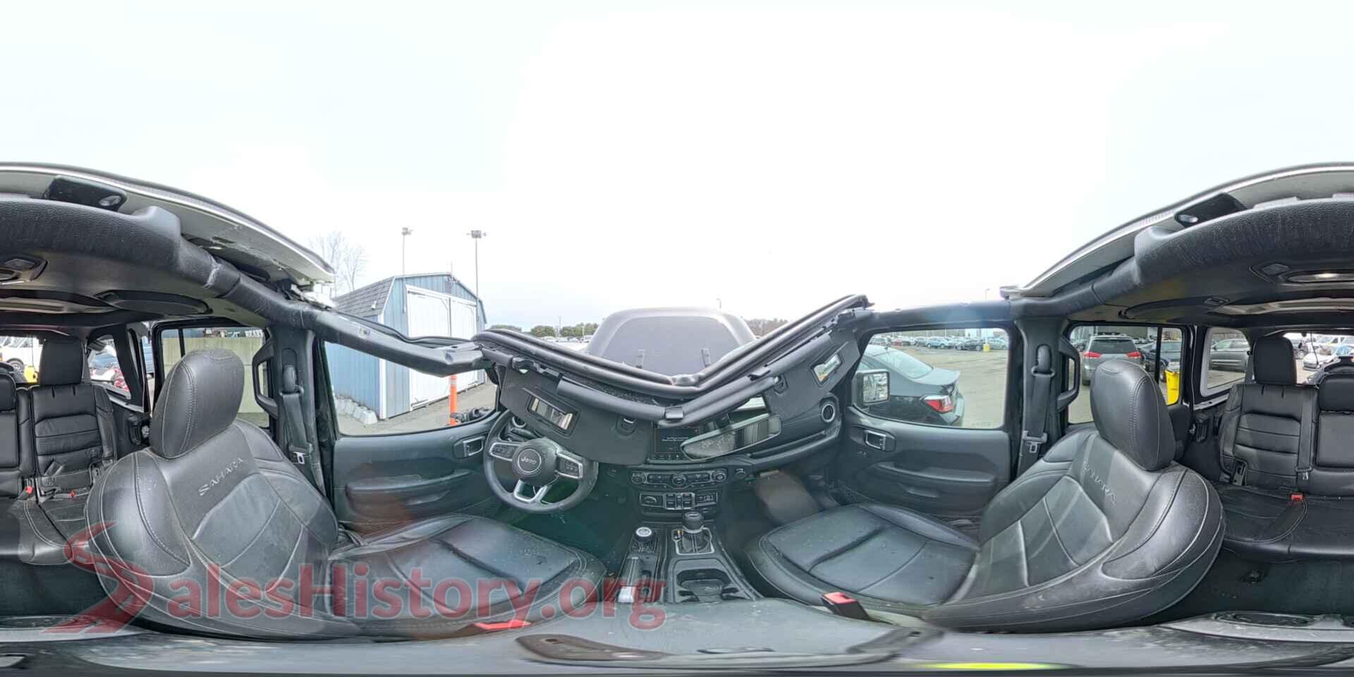 2018 JEEP WRANGLER VIN 1C4HJXEN3JW235293, damage close-up