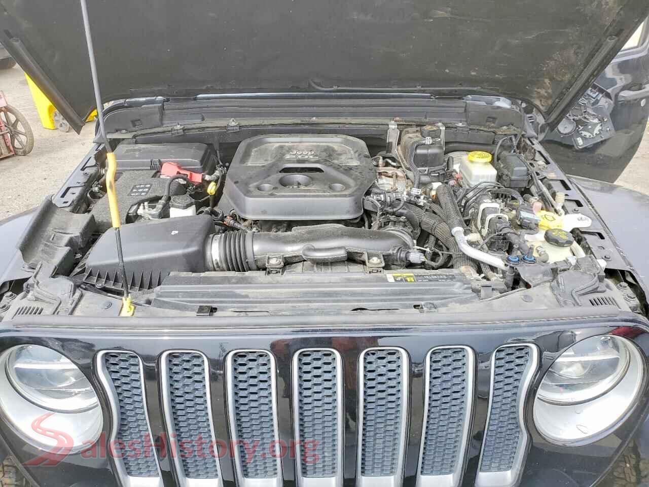 2018 JEEP WRANGLER VIN 1C4HJXEN3JW235293, VIN plate